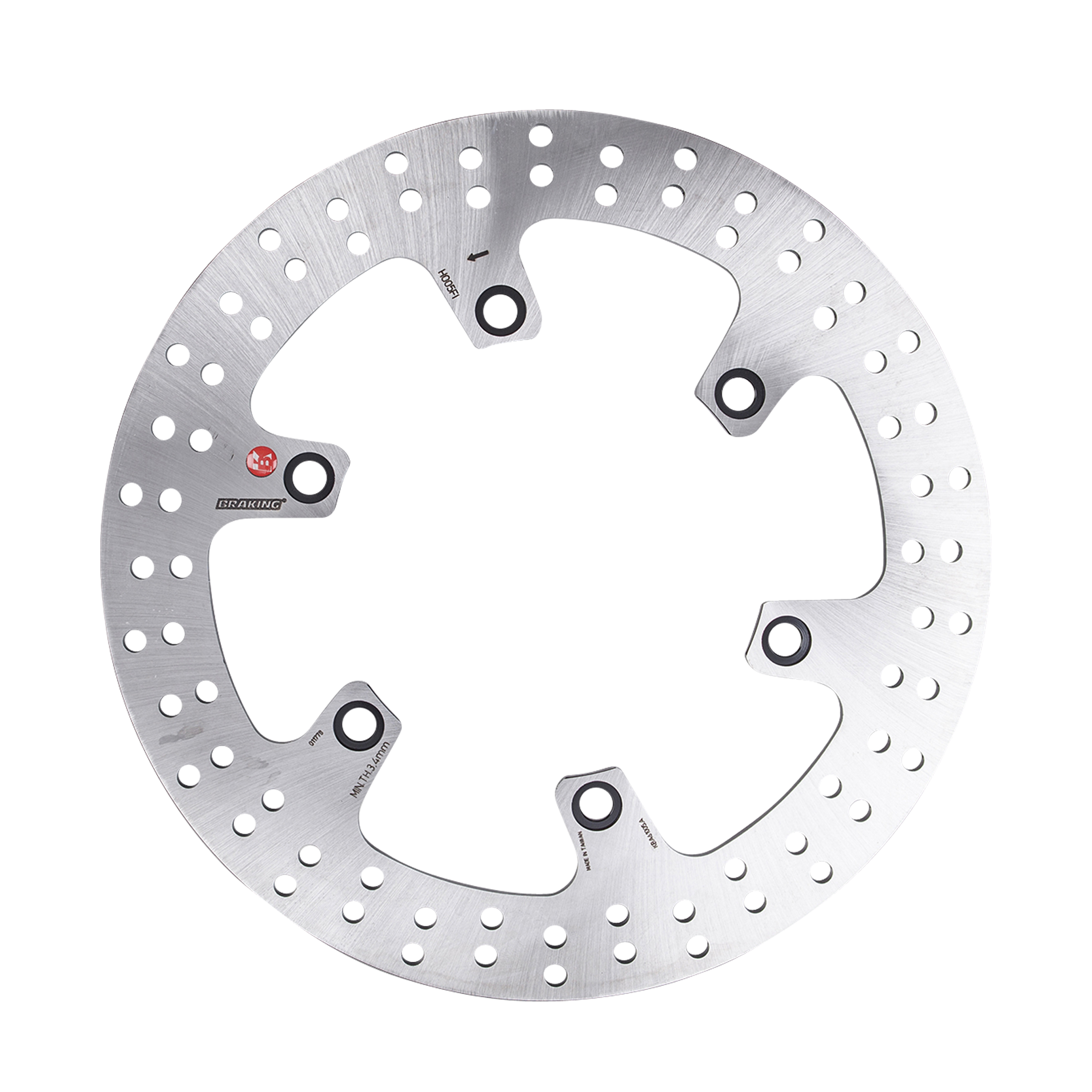 Voorremschijf Braking Round Fixed