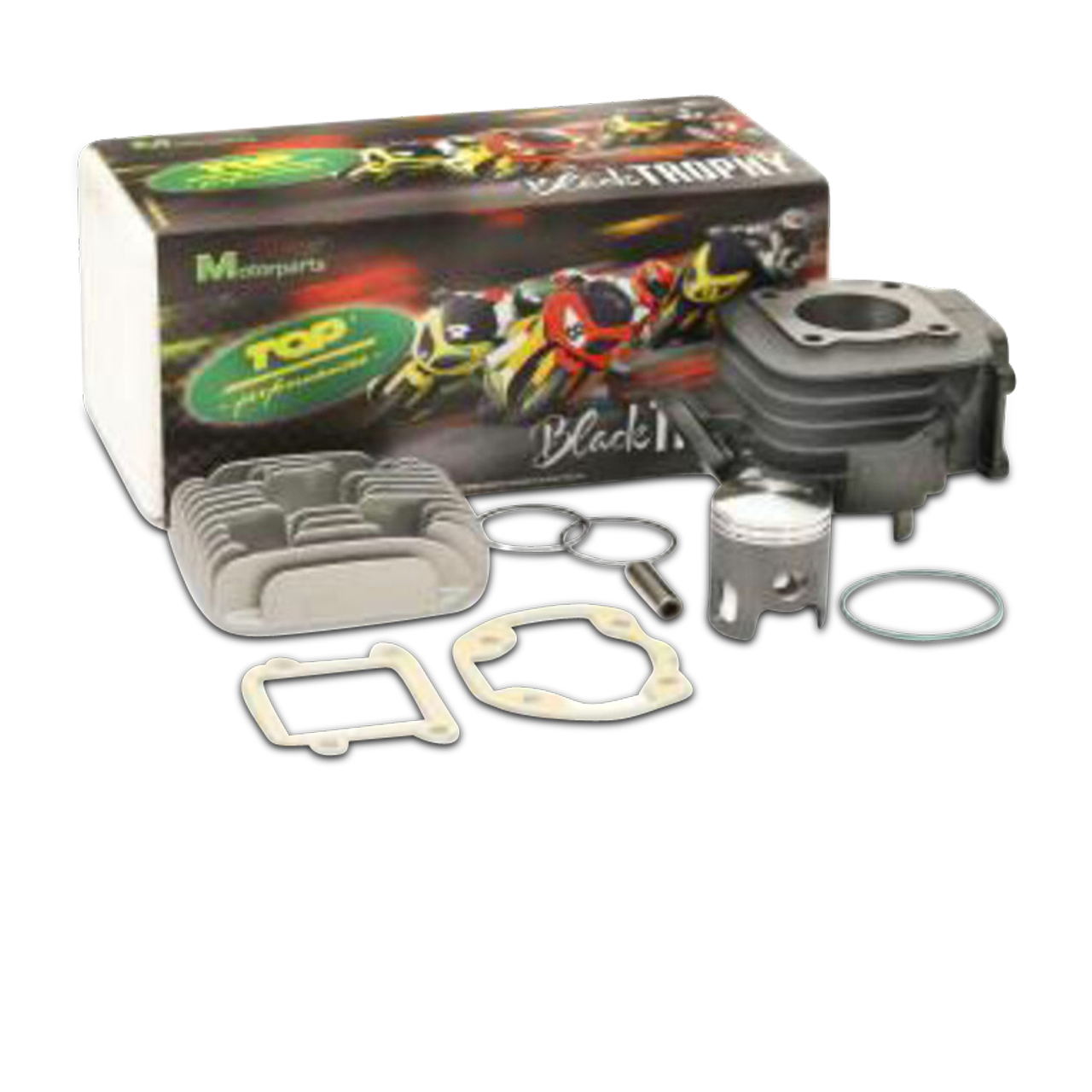 Top Performance Scooter Black Trophy Cylinder Kit