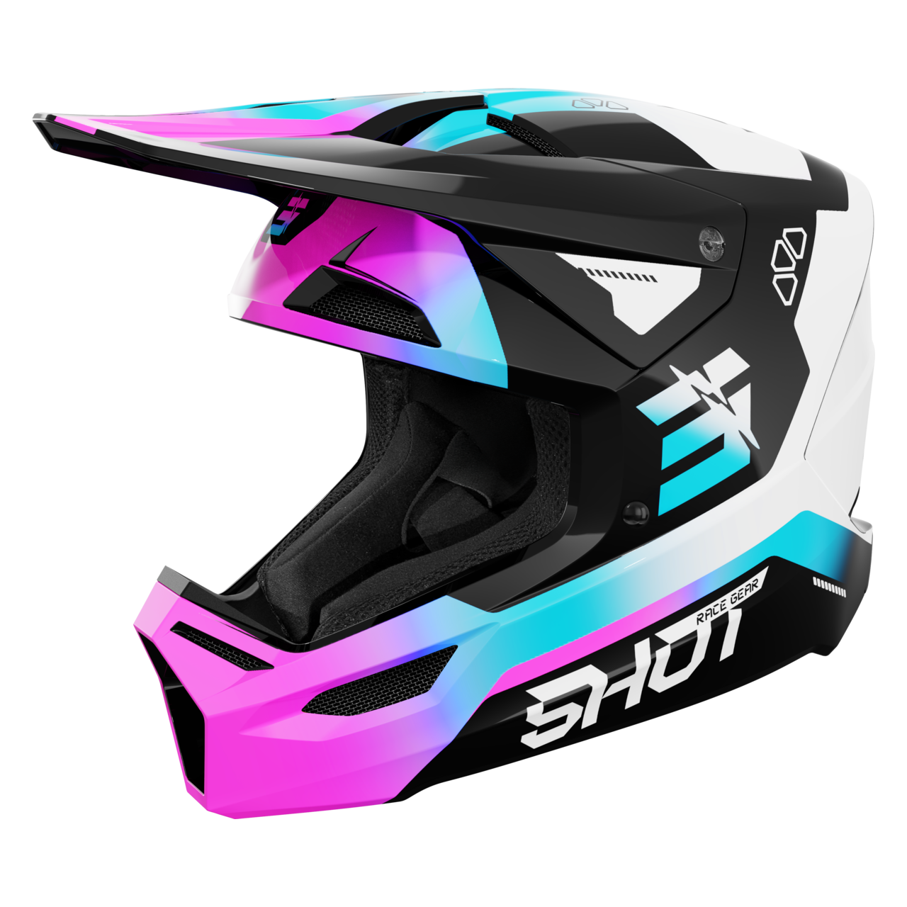 Shot Race Gear Furious Rocket Youth 27 MX Helmet