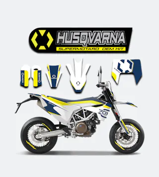 Kompletni Set Naljepnica XLMOTO Supermotard OEM
