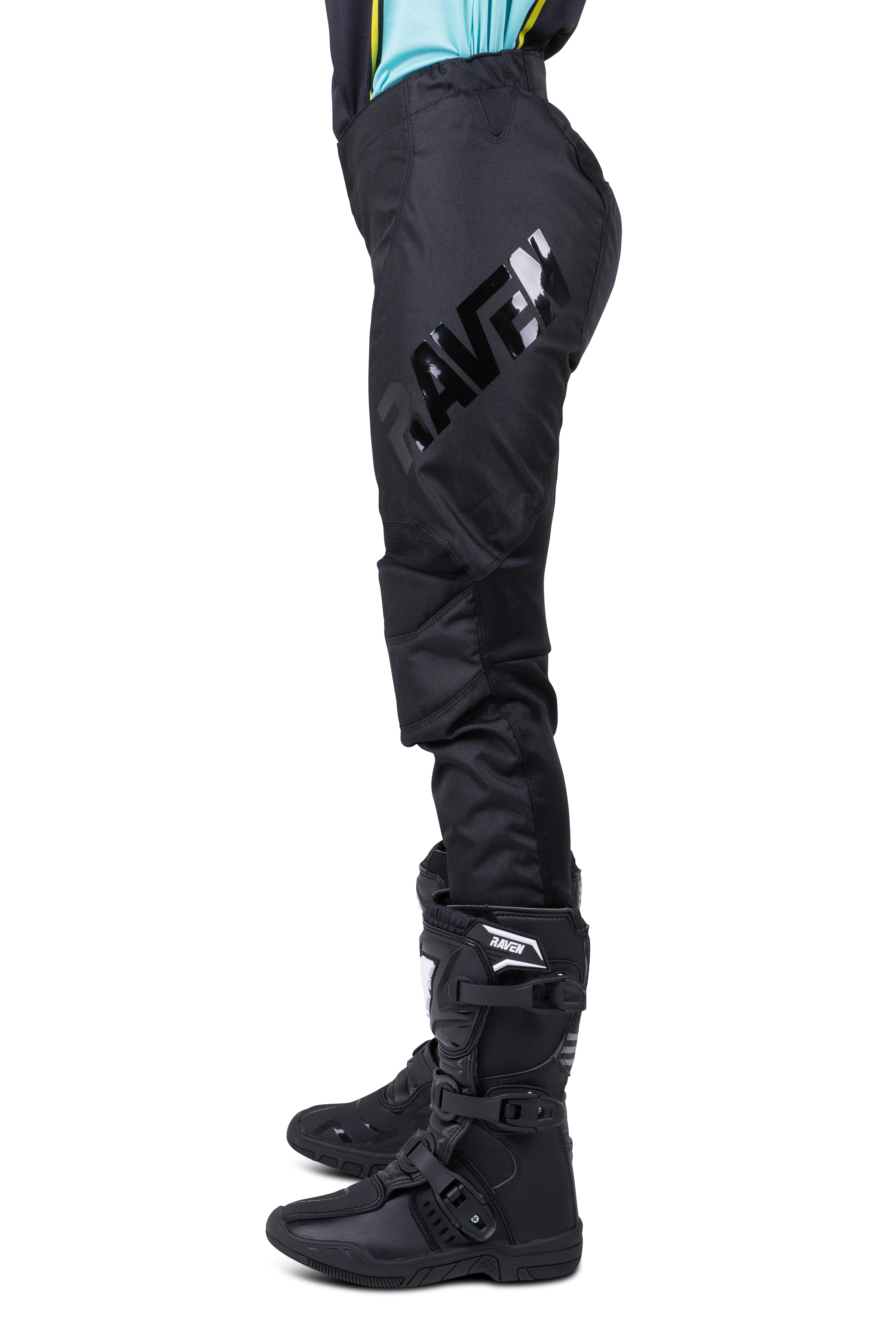 Pantaloni MX Raven Rival Tineret