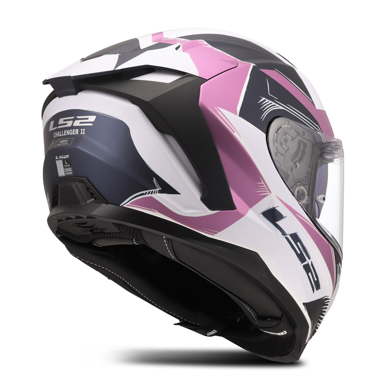 LS2 FF817 Challenger II Flaman Lavender Full Face Helmet