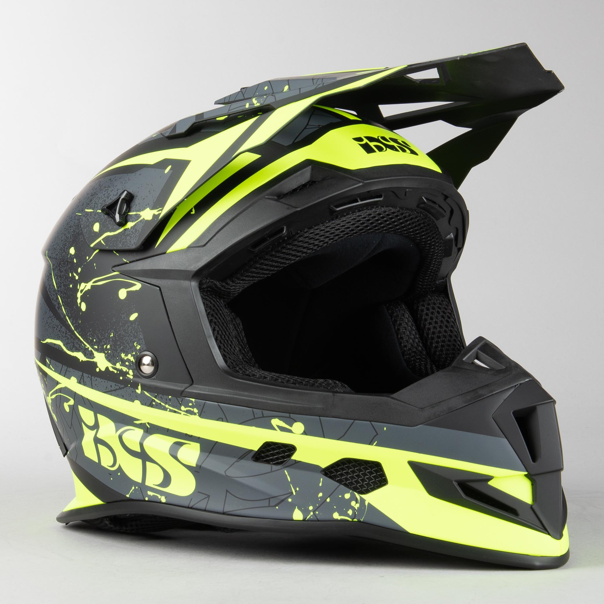yellow mx helmet