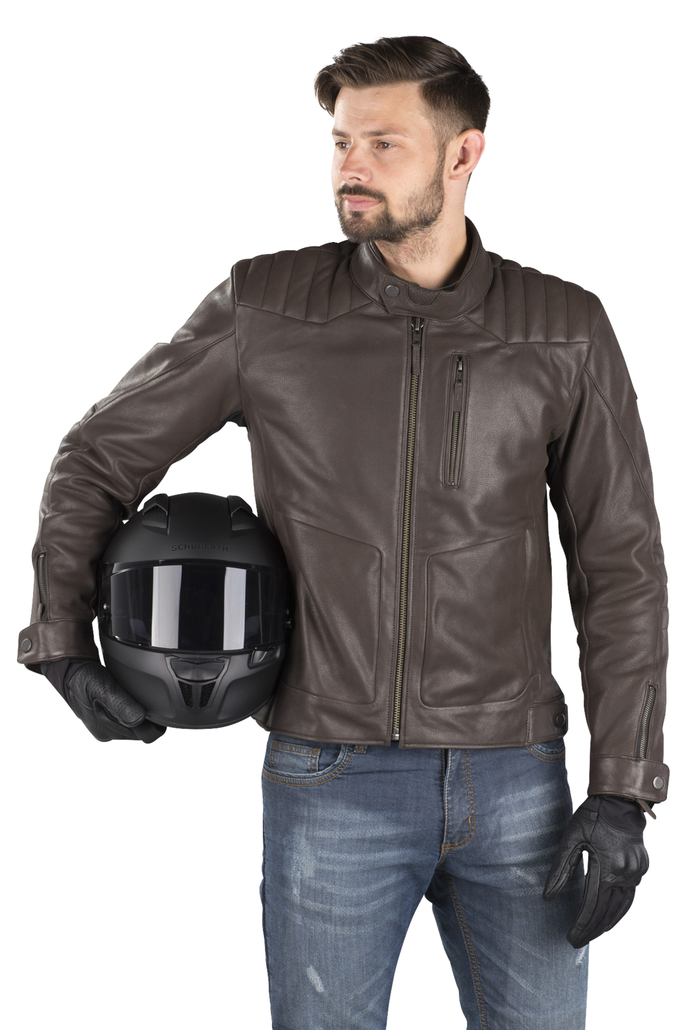Chaqueta de cuero Alpinestars Crazy Eight Marrón Tabaco - Ahora con un 20%  de descuento - xlmoto.es