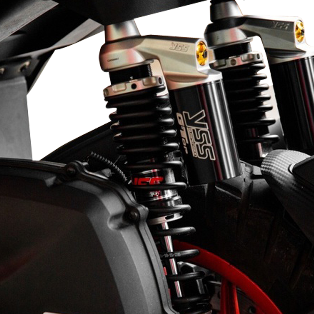 YSS Scooter Rear Twin Shock - Gas Top Line G-Top
