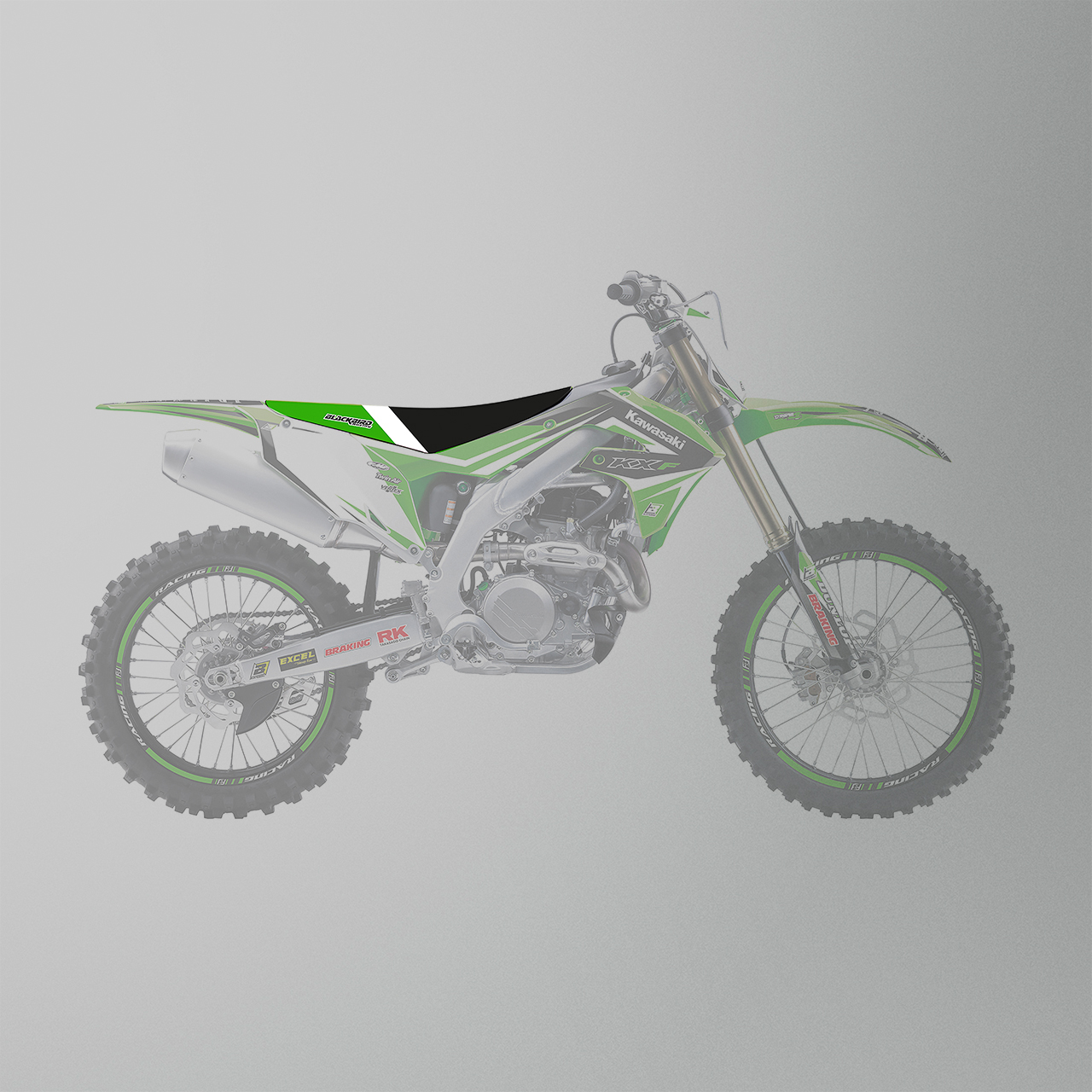 Blackbird Dream 4 Seat Cover Green-Black
