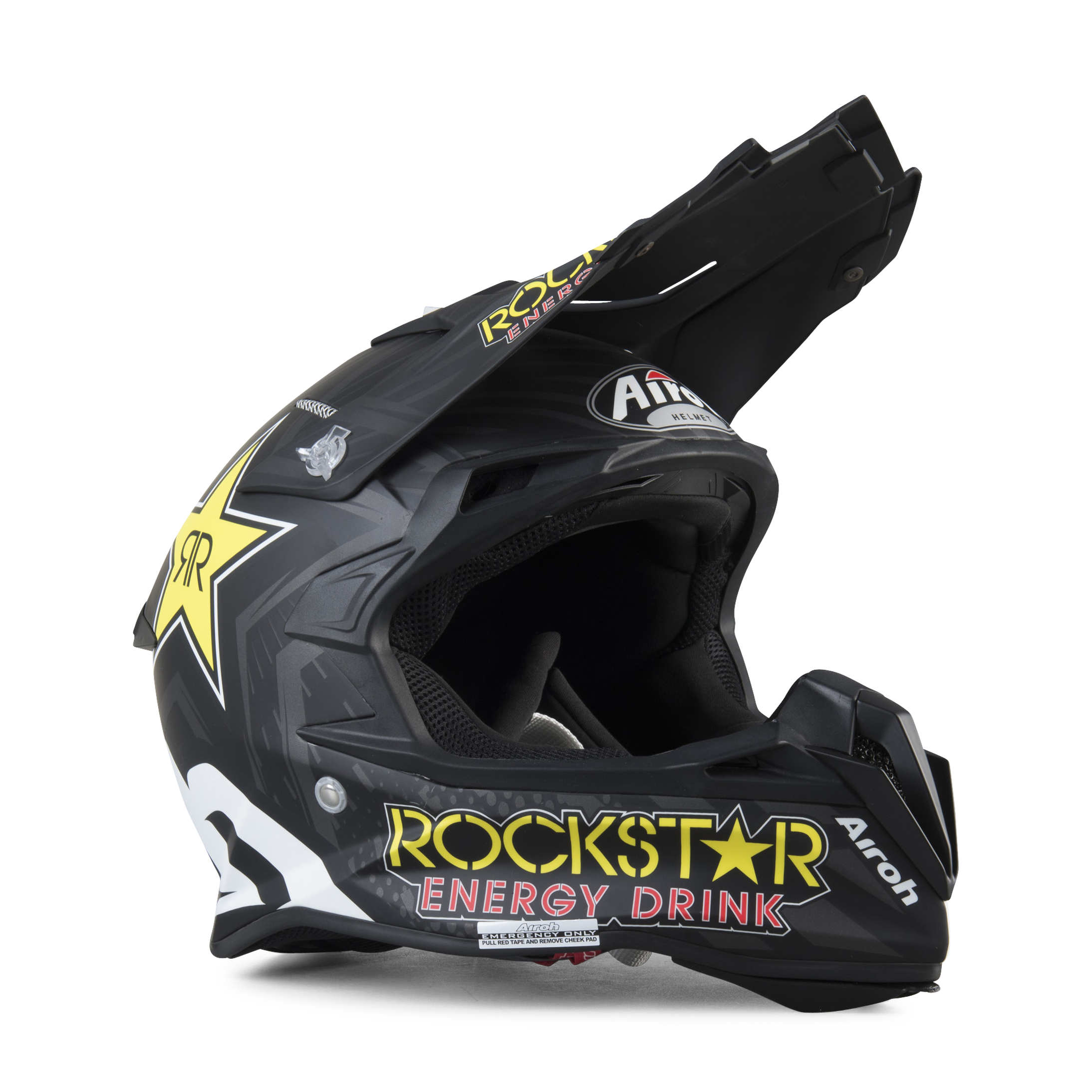 Casco de Cross Airoh Terminator Open Vision Rockstar Mate - Precio mínimo  garantizado - xlmoto.es