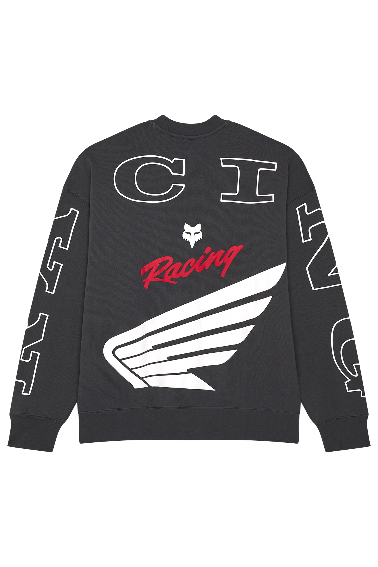 Oversized Sweatshirt FOX Honda Pullover Crew