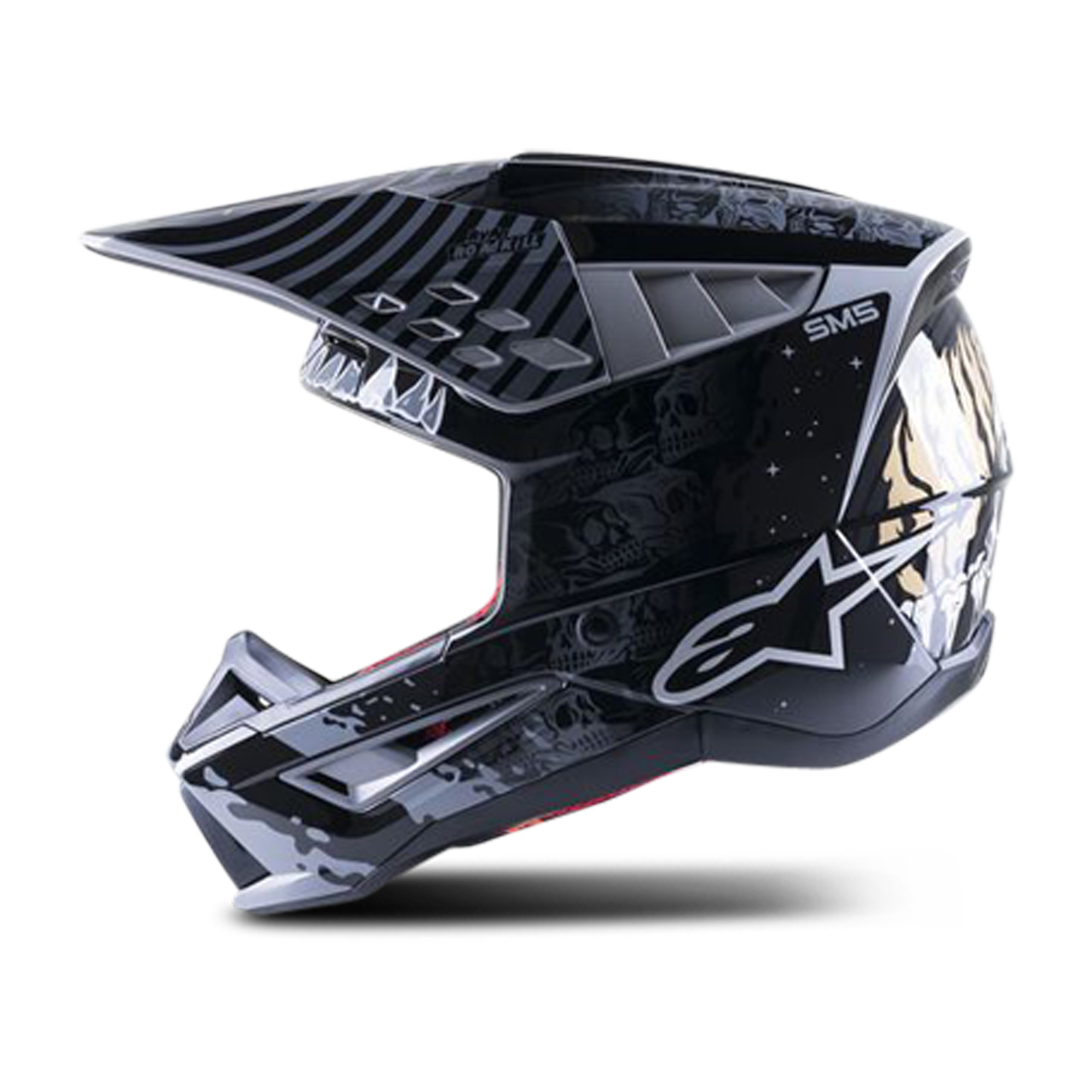 Casco de Cross Alpinestars SM5 Solar Flare ECE