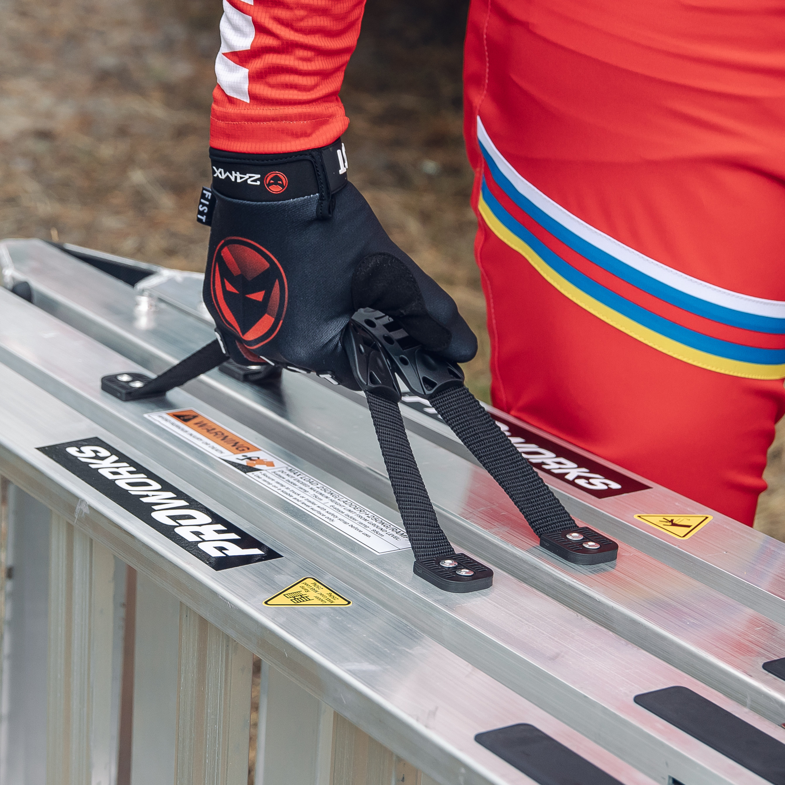 Proworks Dual Folding Ladder Ramp