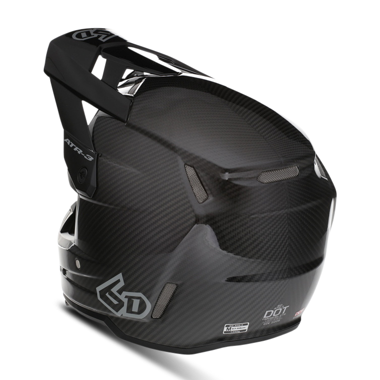 Crosshelm 6D ATR-3Y Jeugd Solid FIM