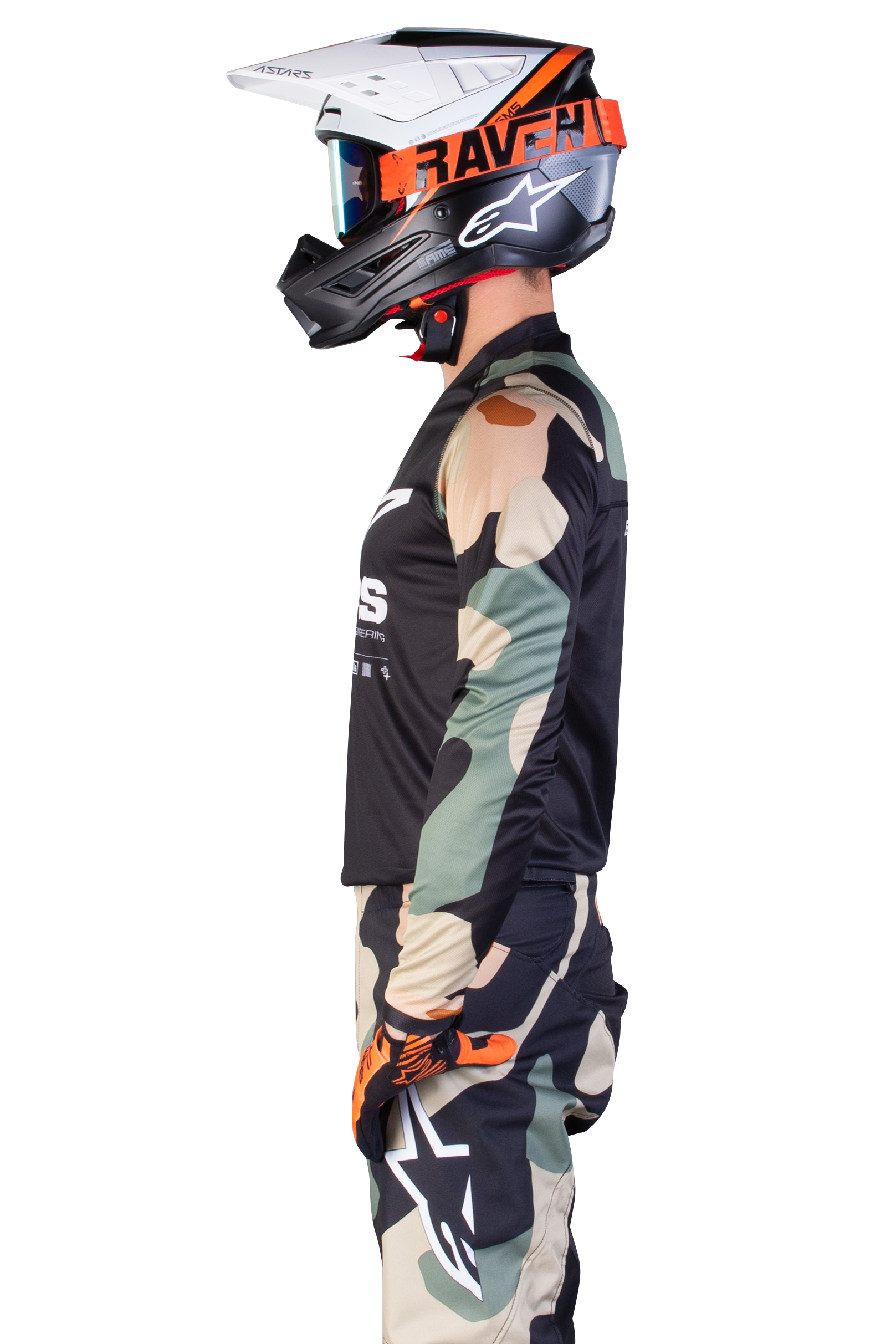 Camiseta de Cross Alpinestars Racer Tactical Desert