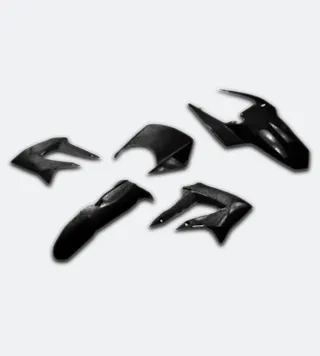 V-Parts Black 6 Piece Plastic Kit