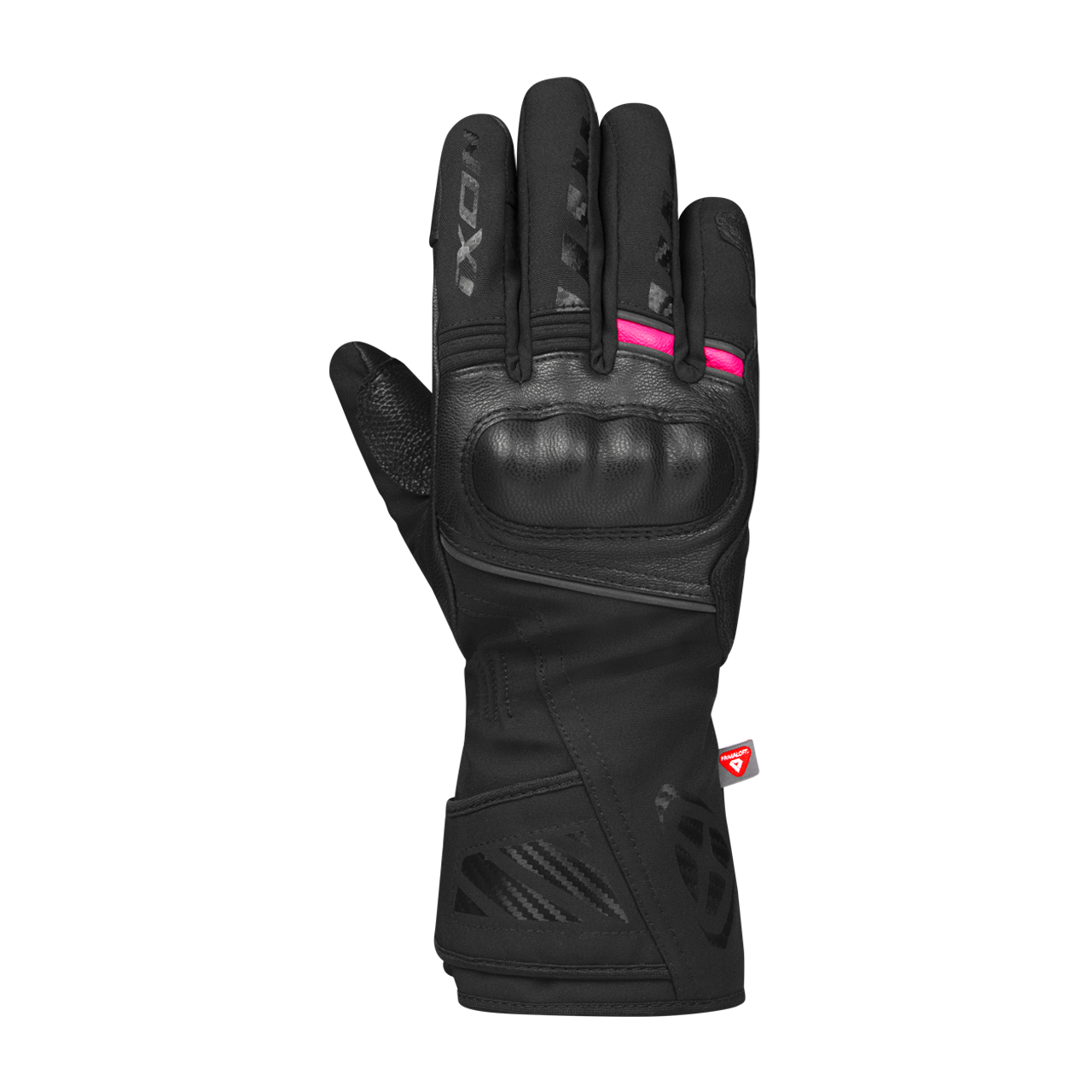 RęKawice Motocyklowe Ixon Pro Rescue 3 Damskie Czarny/Fuksjowym-image