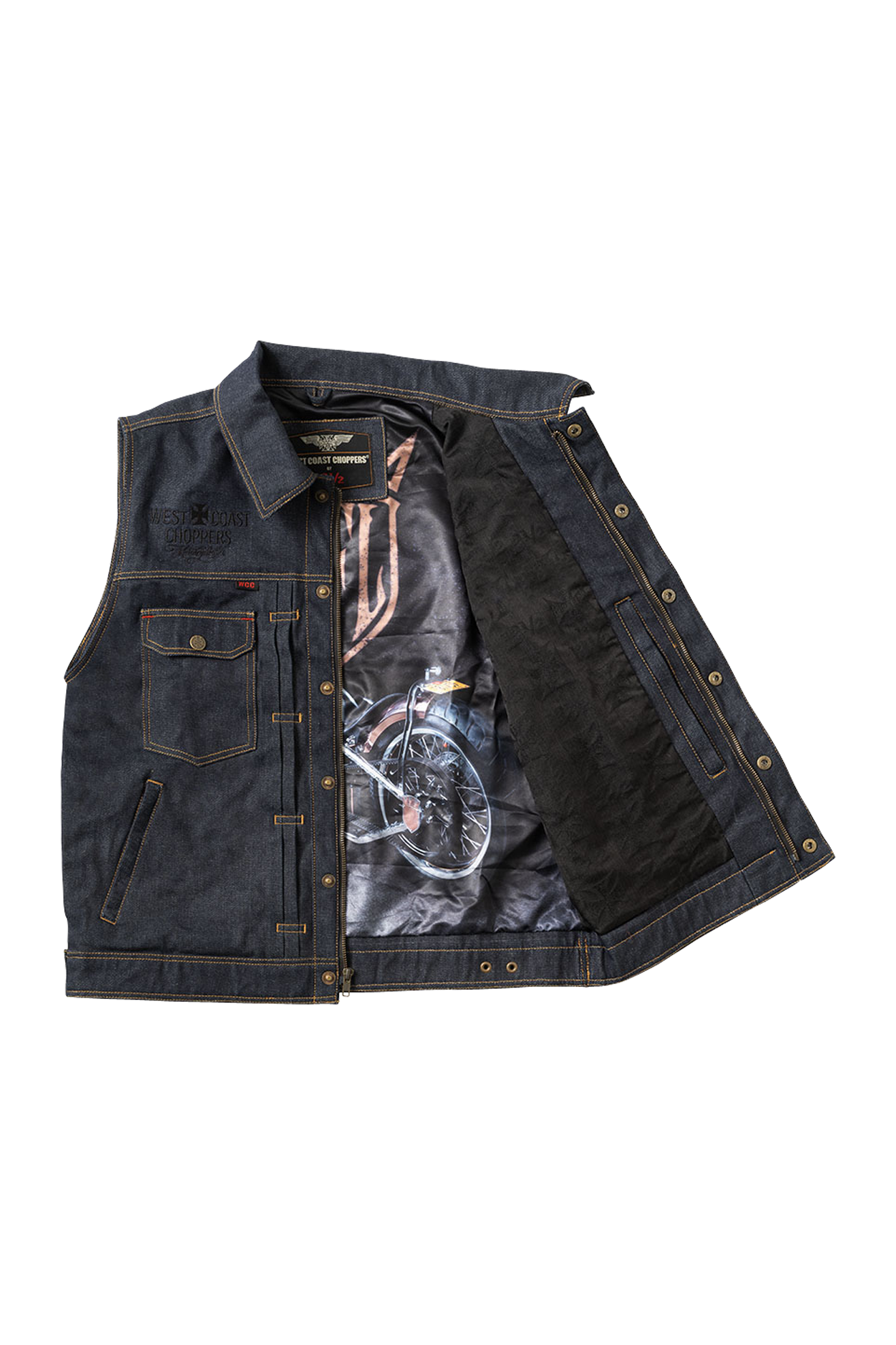 Motorvest West Coast Choppers Collab 131/2 Denim Raw Denim