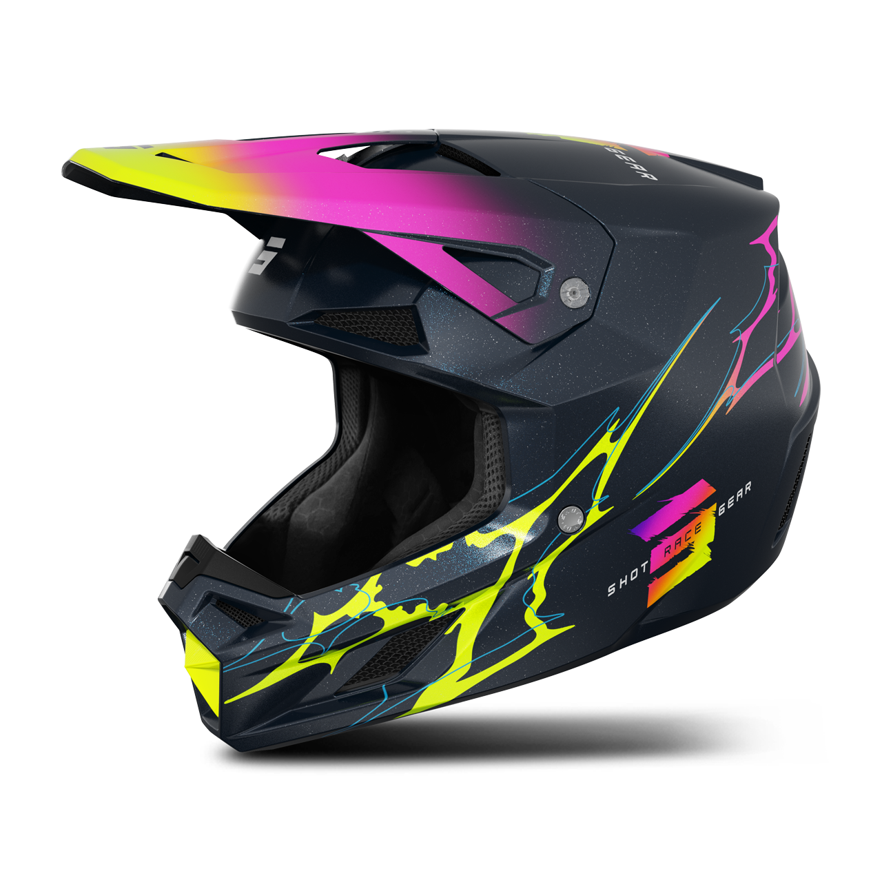 Casco De Cross Shot Race Gear Speed Rac Youth 27
