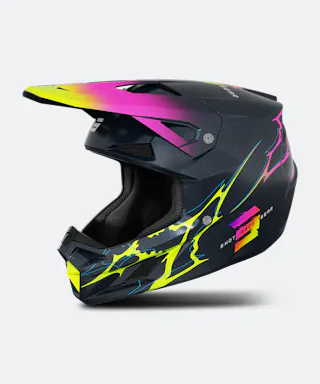 Casco De Cross Shot Race Gear Speed Rac Youth 27