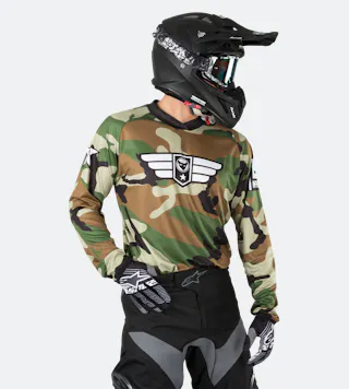 Crosstrøje Personlig 24MX MX3 WOOD CAMO