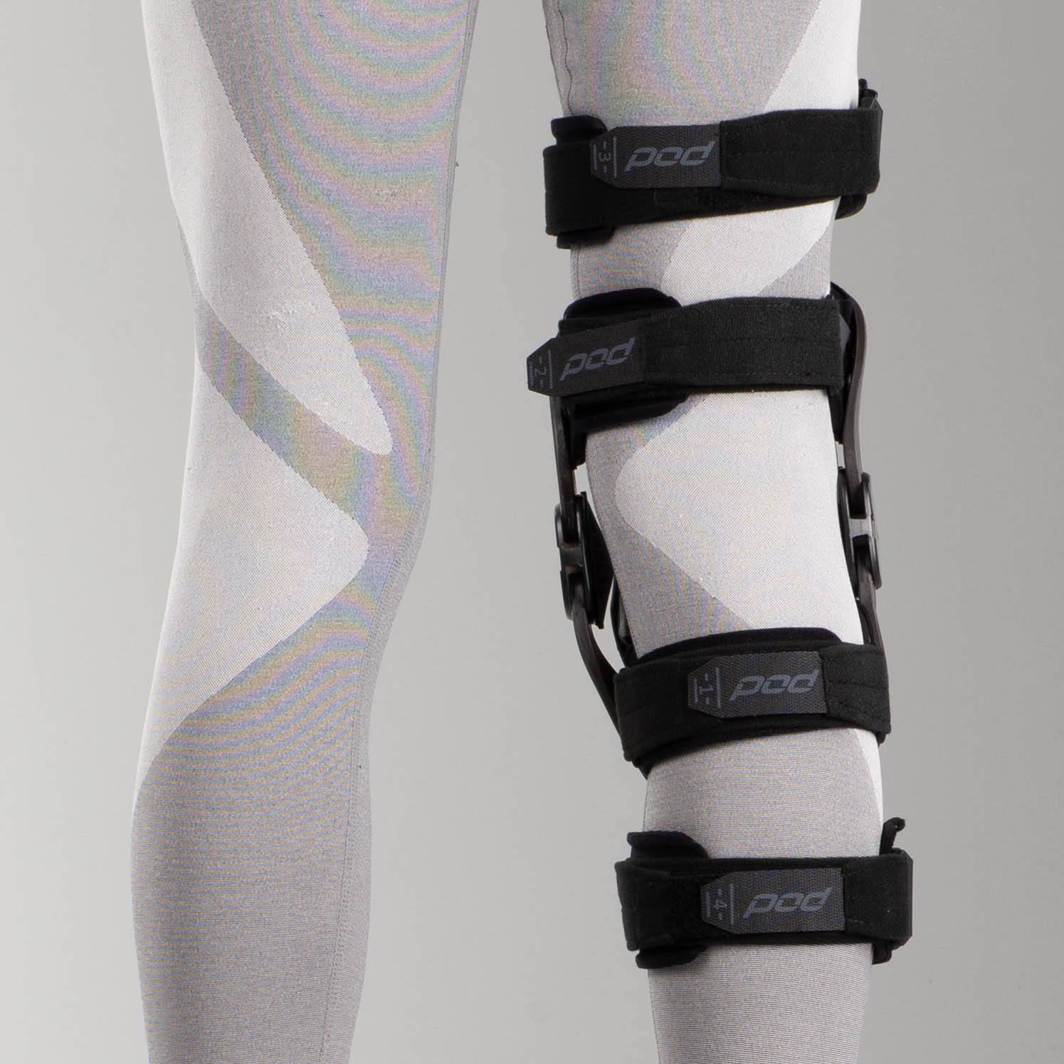 POD K4 2.0 Right Knee Guard Black