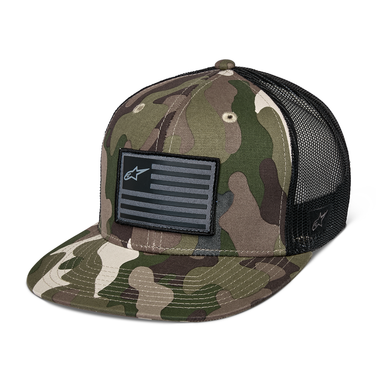 Gorra Trucker Plana Alpinestars Bandera