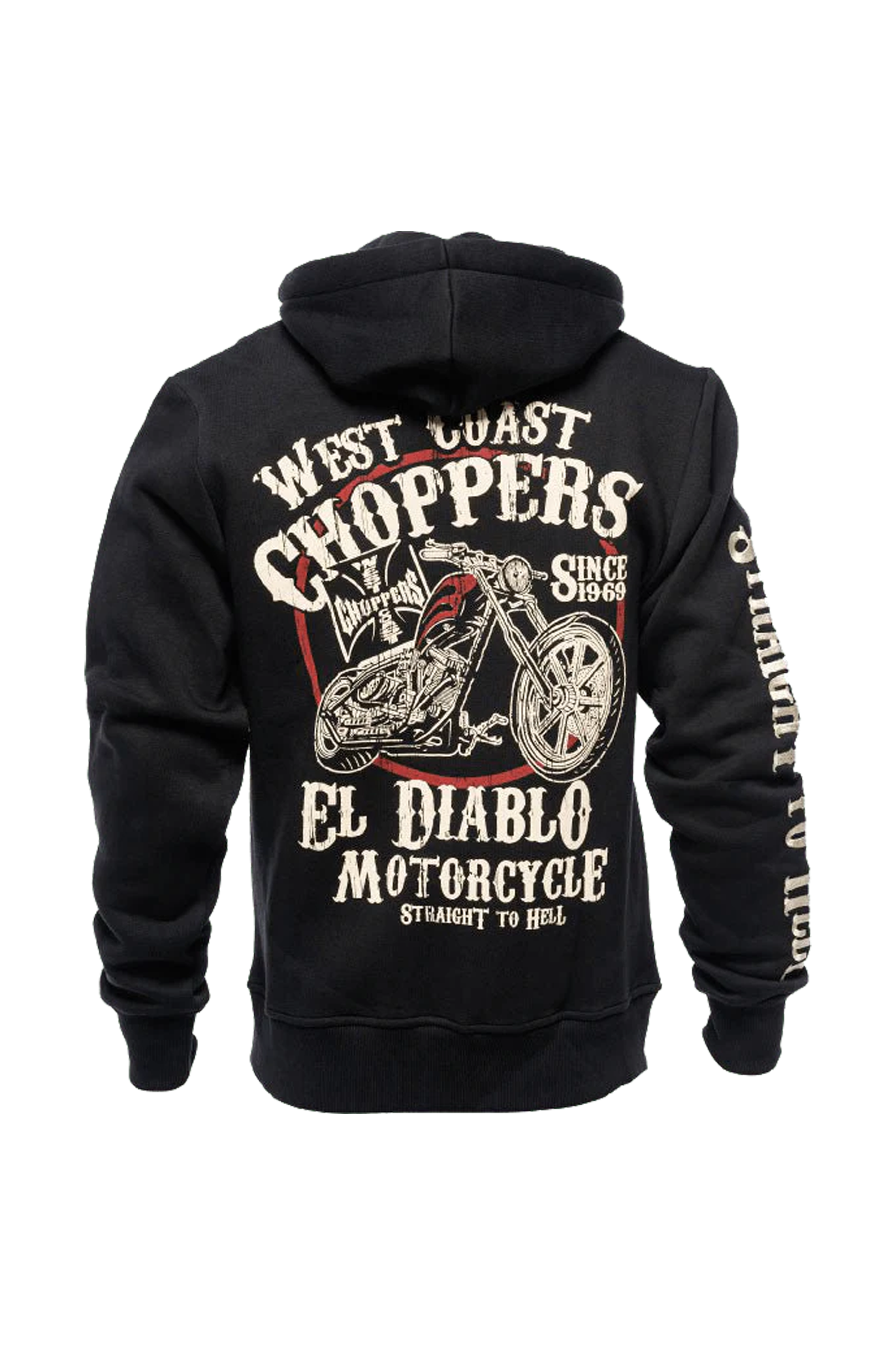 Φούτερ με Φερμουάρ West Coast Choppers WCC: El Diablo