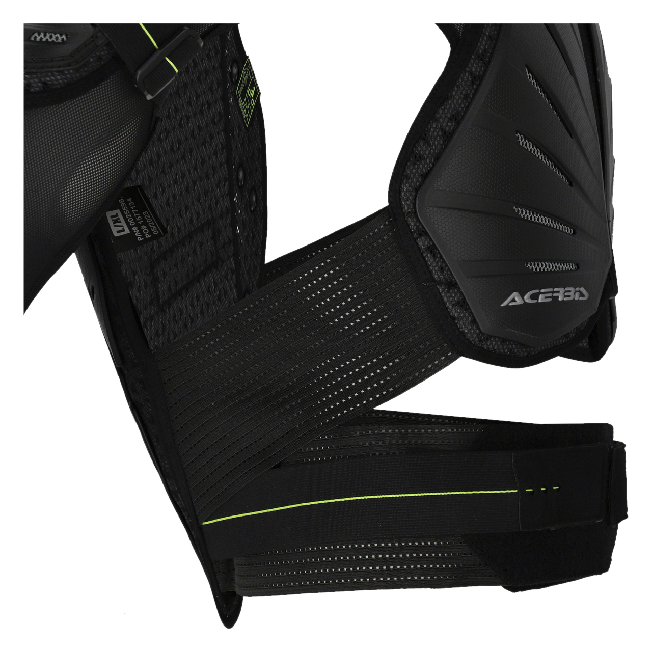 Body-Pantser Acerbis Koert-One Zwart/Geel