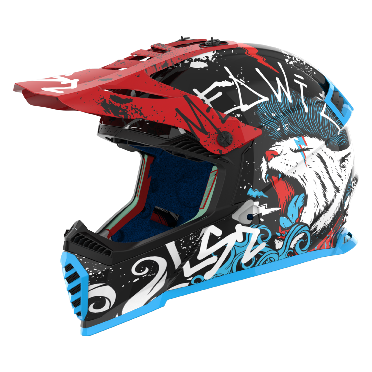 LS2 MX437 Fast II MX Helmet Mini Starmaw | 24mx
