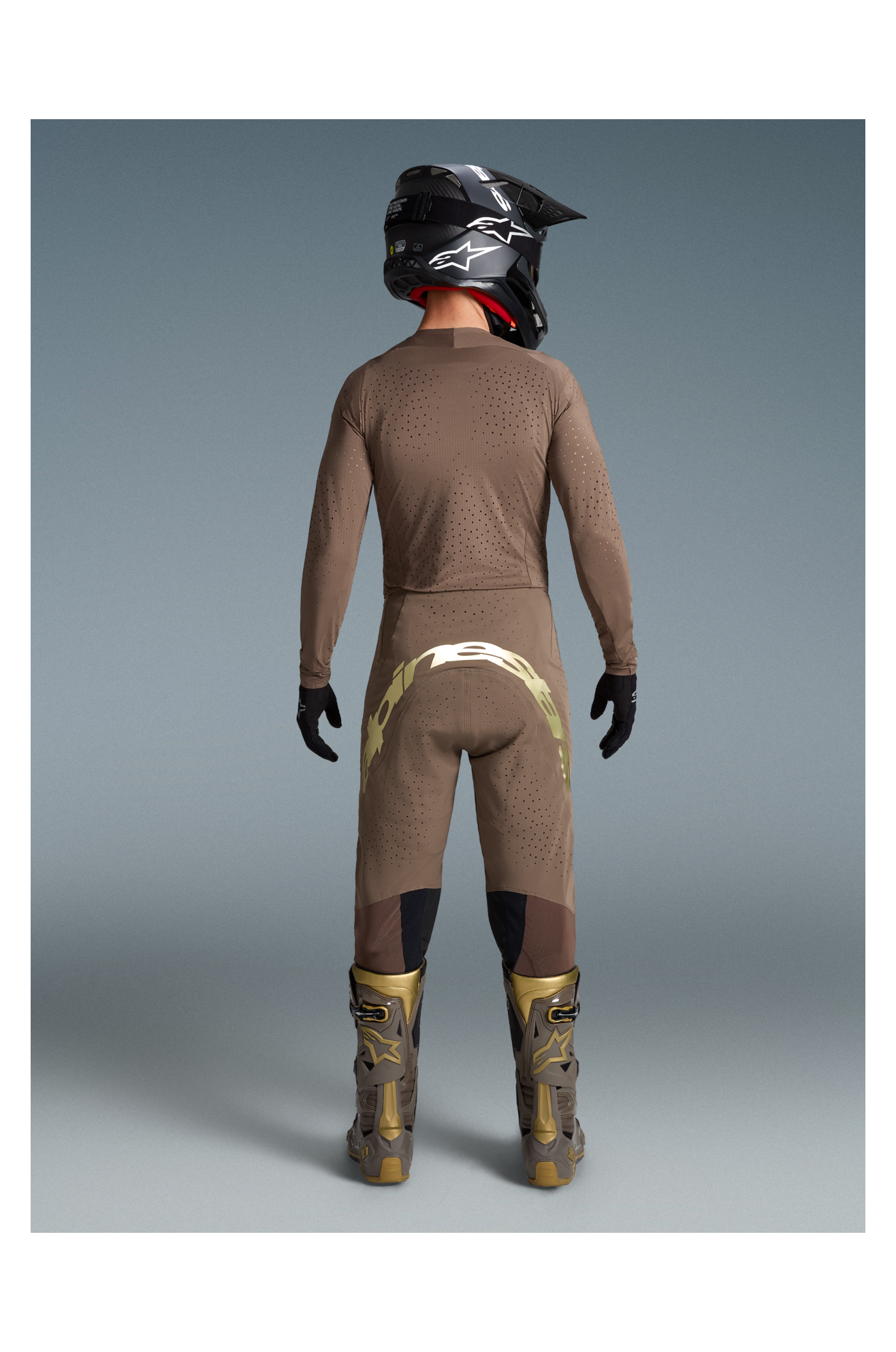 Alpinestars Limited Edition Supertech Air Gold MX Jersey
