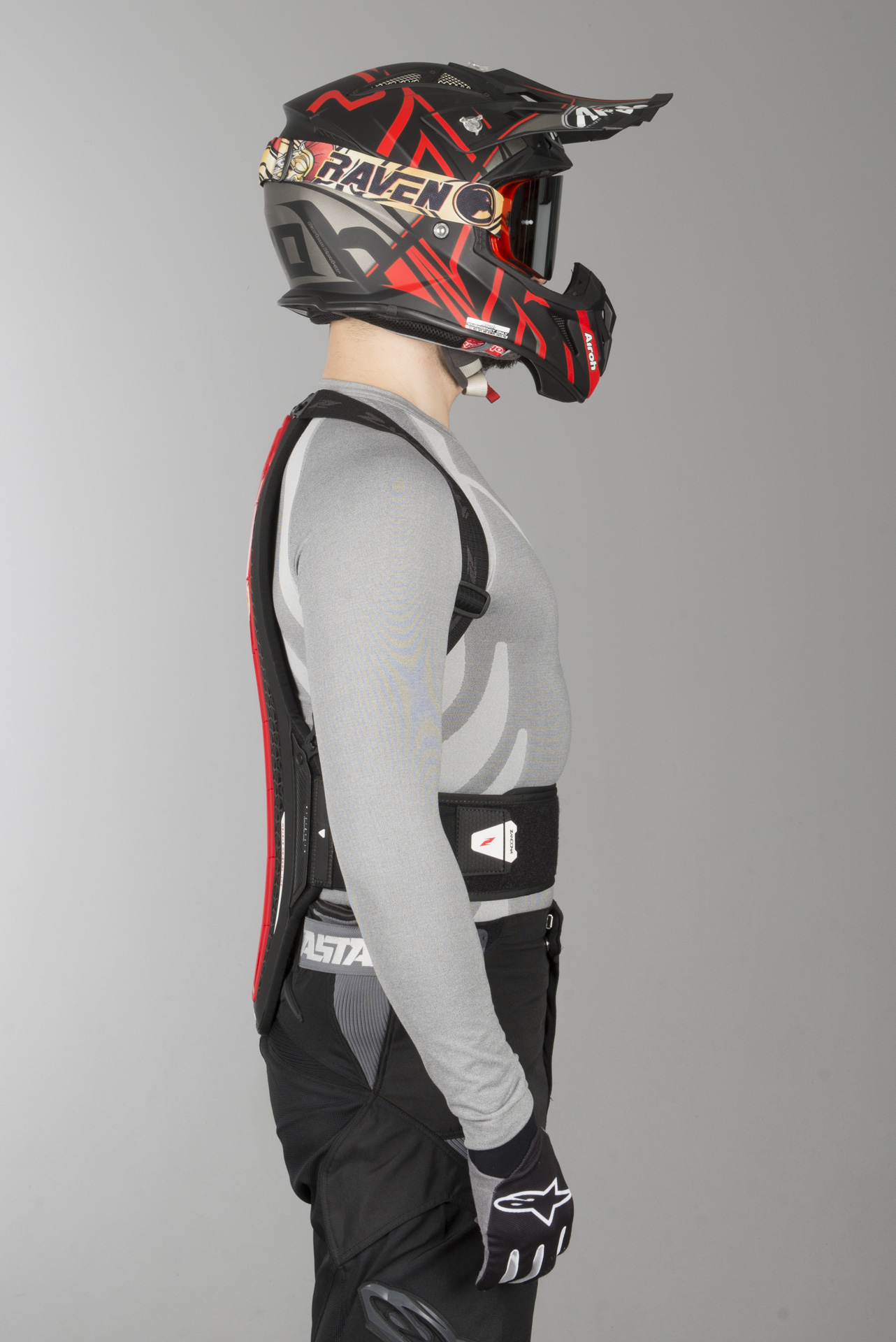 Zandonà Hybrid Pro x8 Back Protector Red | 24MX