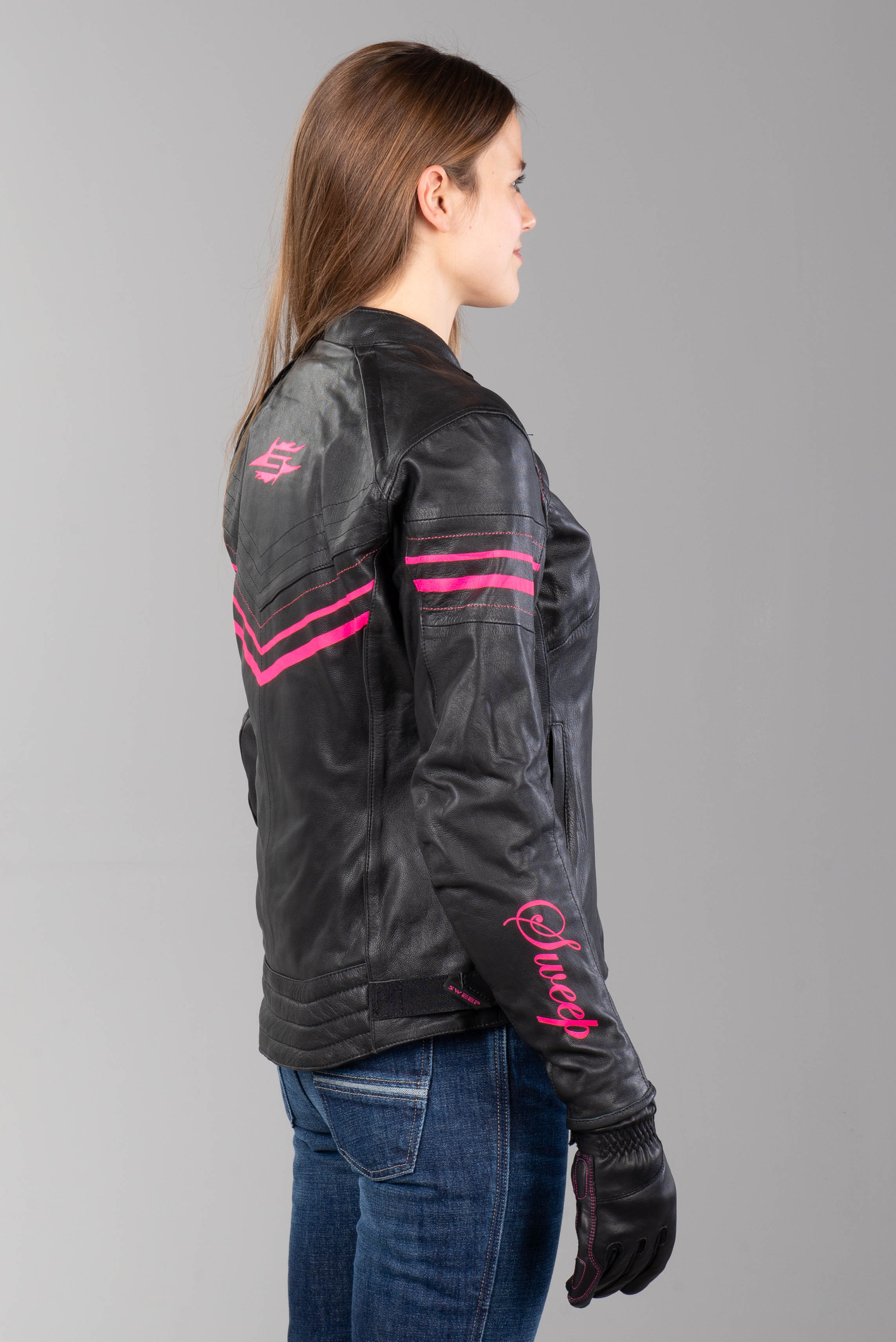 Sweep Skinnjacka Pinky Dam Rosa Svart Nu 5% rabatt XLmoto.se Sweep Skinnjacka Pinky Dam Rosa Svart Nu 5% rabatt XLmoto.se