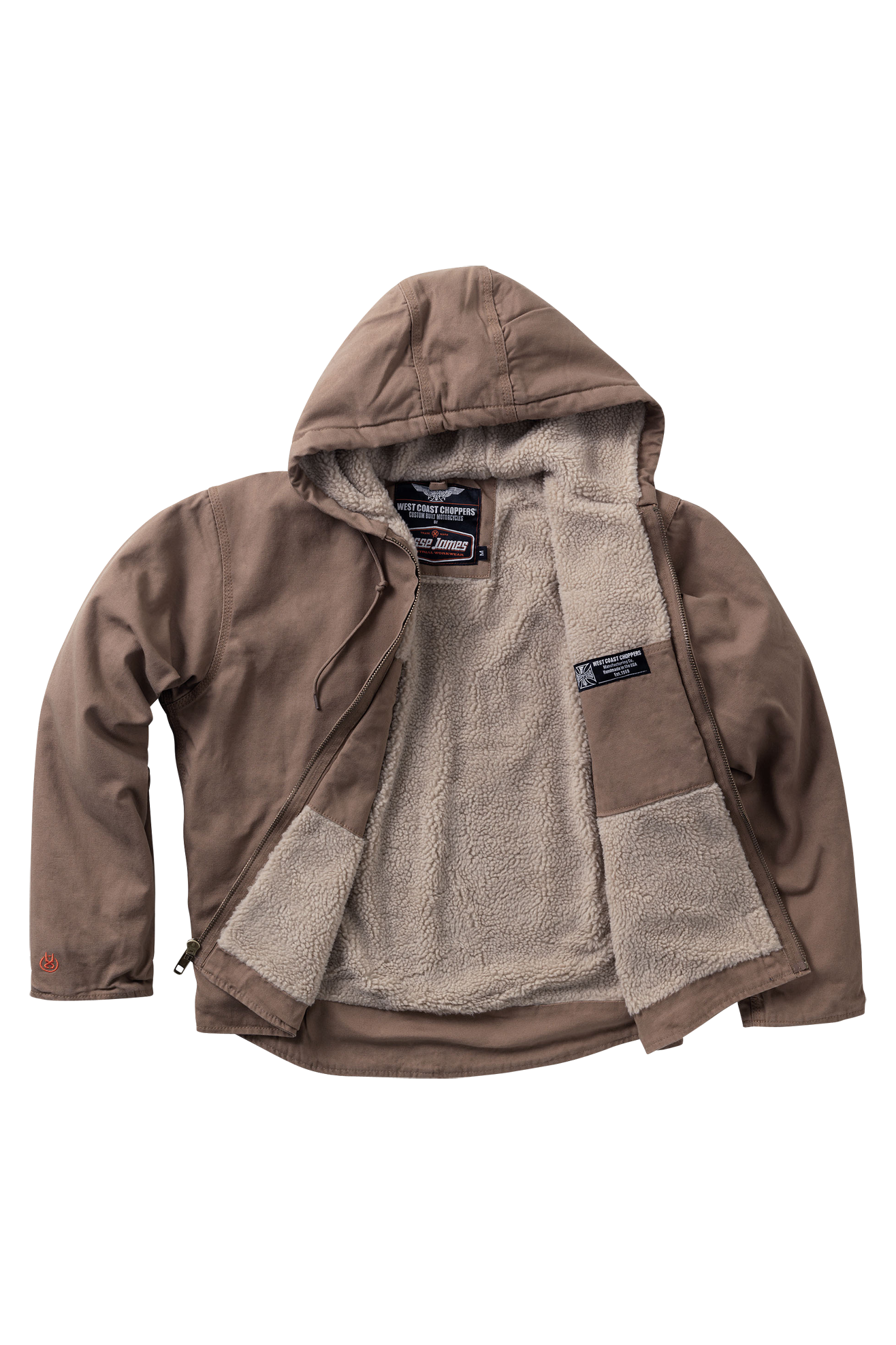Utility Jas West Coast Choppers Sherpa Gevoerd Canvas