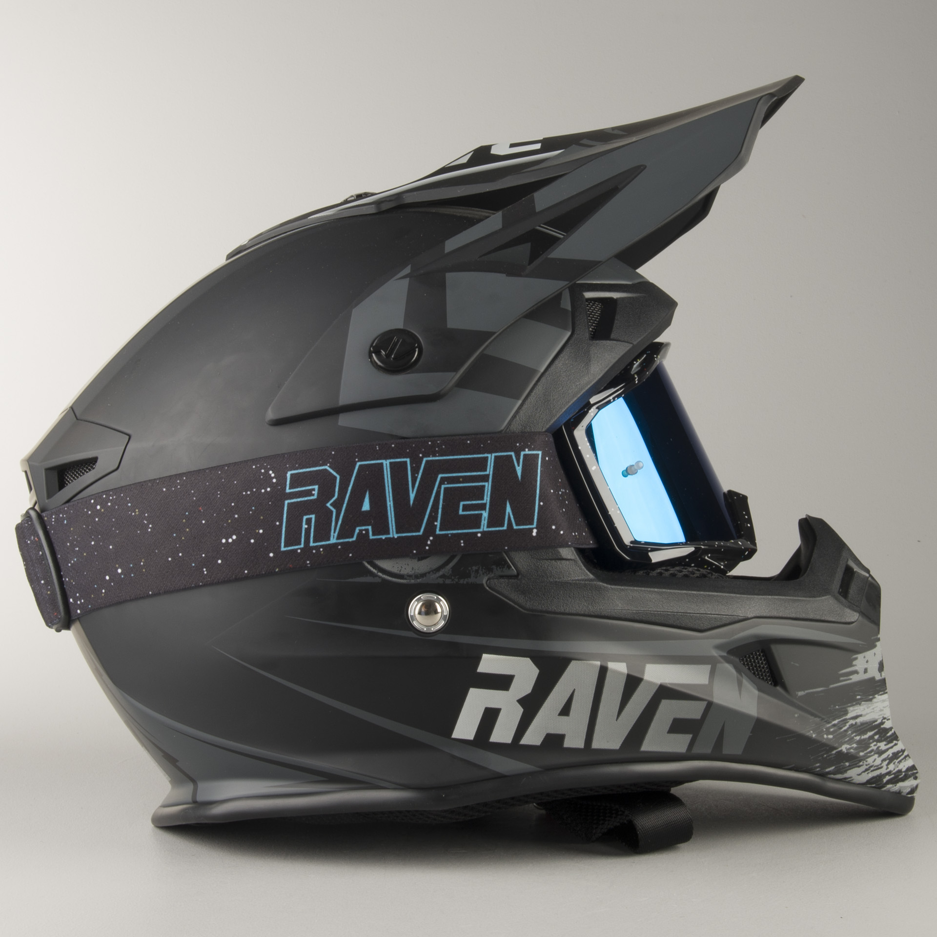 Raven Sniper Crew MX Goggles Mirror