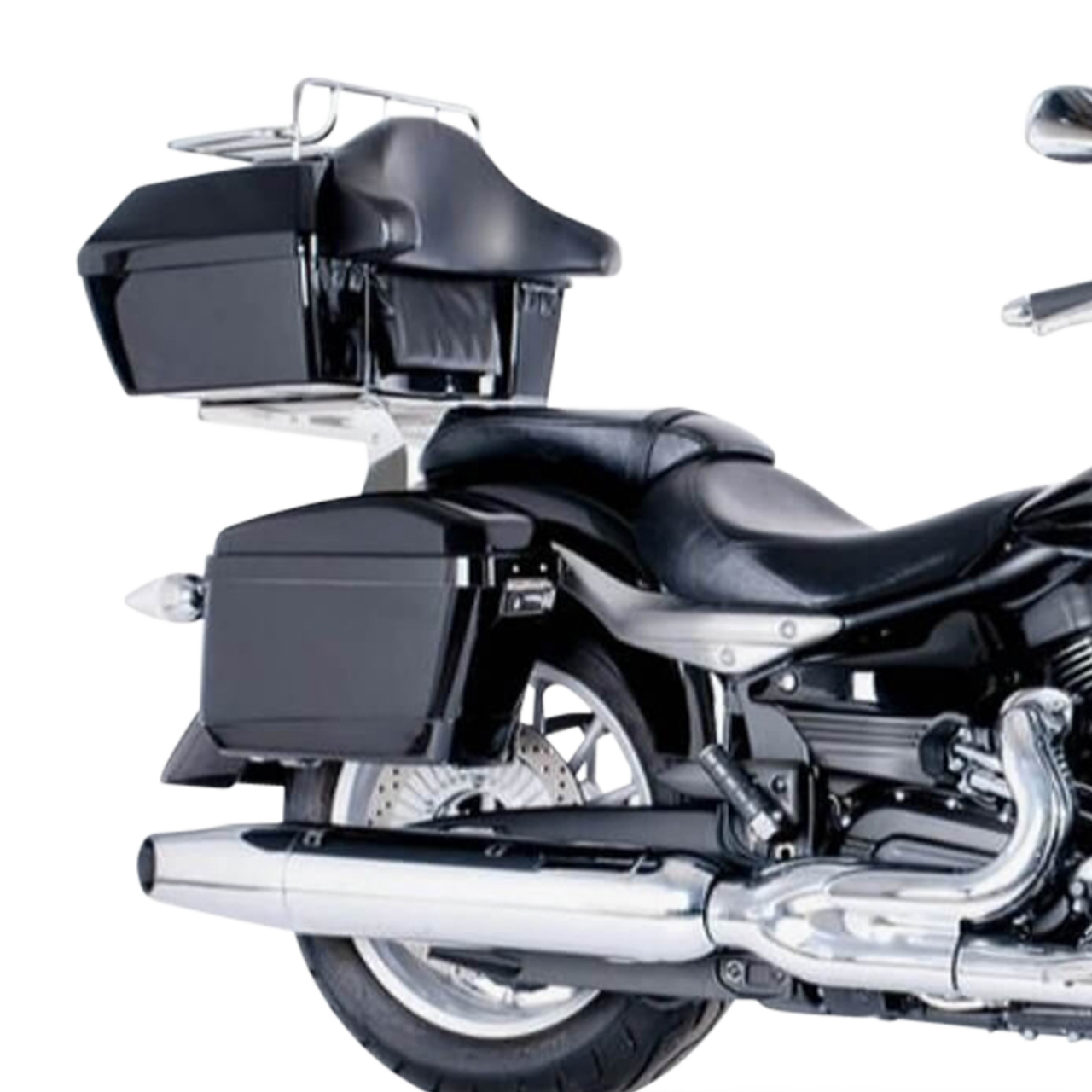 CustomAcces Easy Saddle Bags incl. Supports Black 311x432x190mm