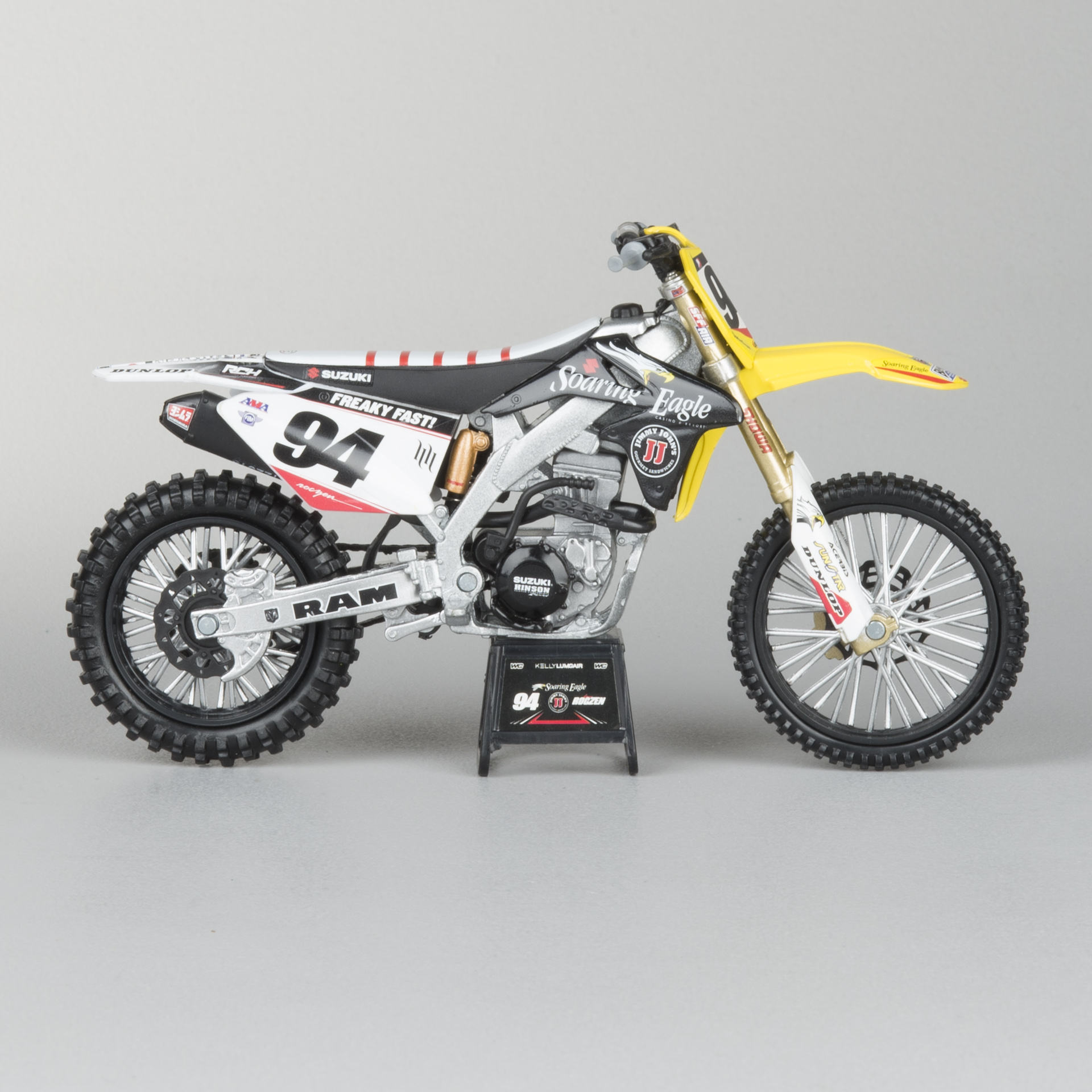 NewRay 1:12 Suzuki RM-Z 450 2015 Ken Roczen Toy | 24MX NewRay 1:12 Suzuki RM-Z 450 2015 Ken Roczen Toy | 24MX