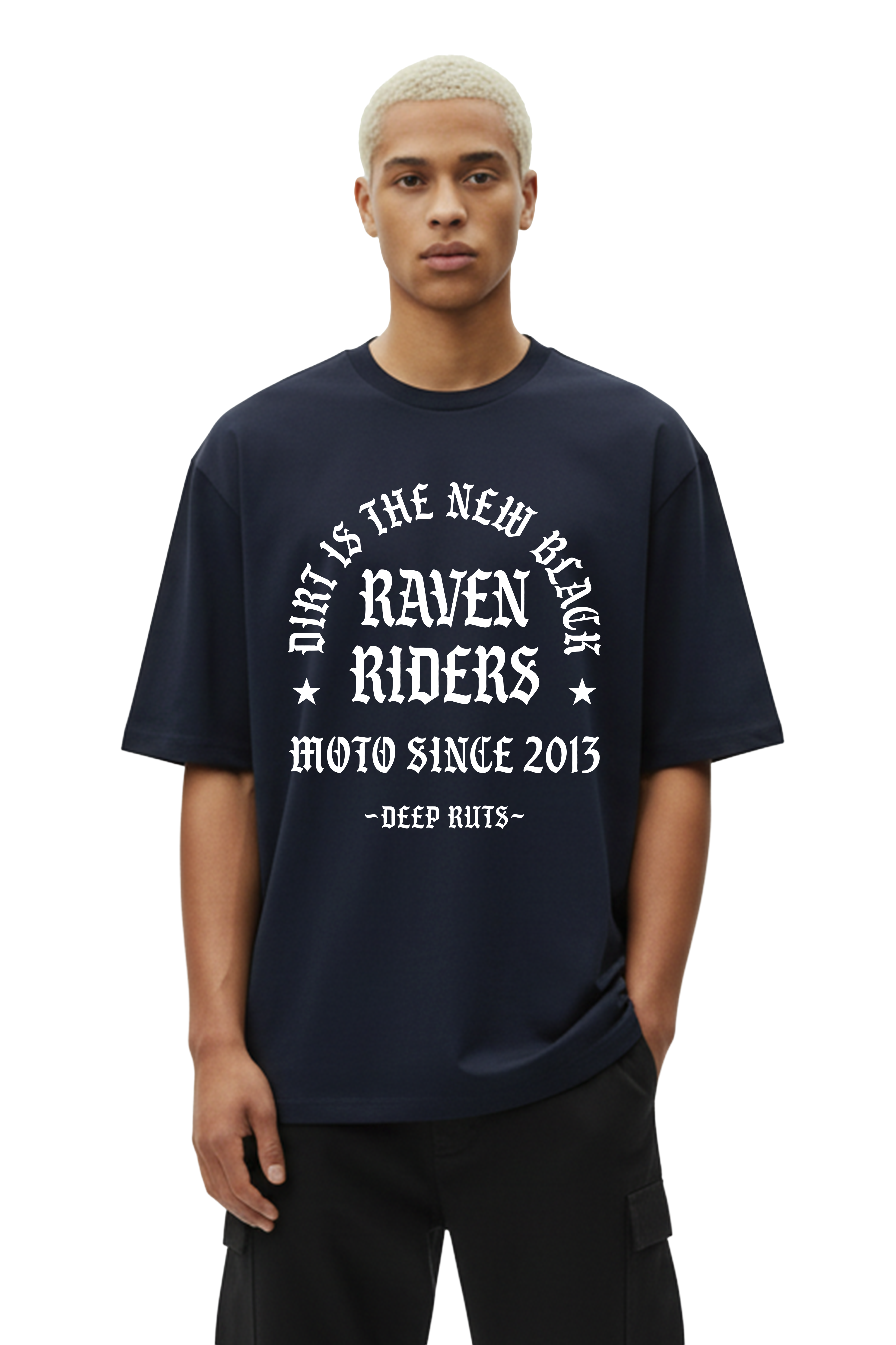 Raven Gothic Oversize T-Shirt