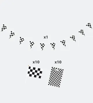 Proworks Party Kit Flags