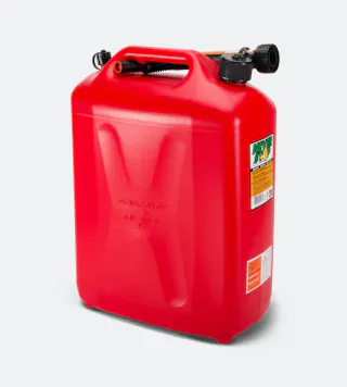 Kanister na Benzín Never Stop AutoStop 20 L Červený