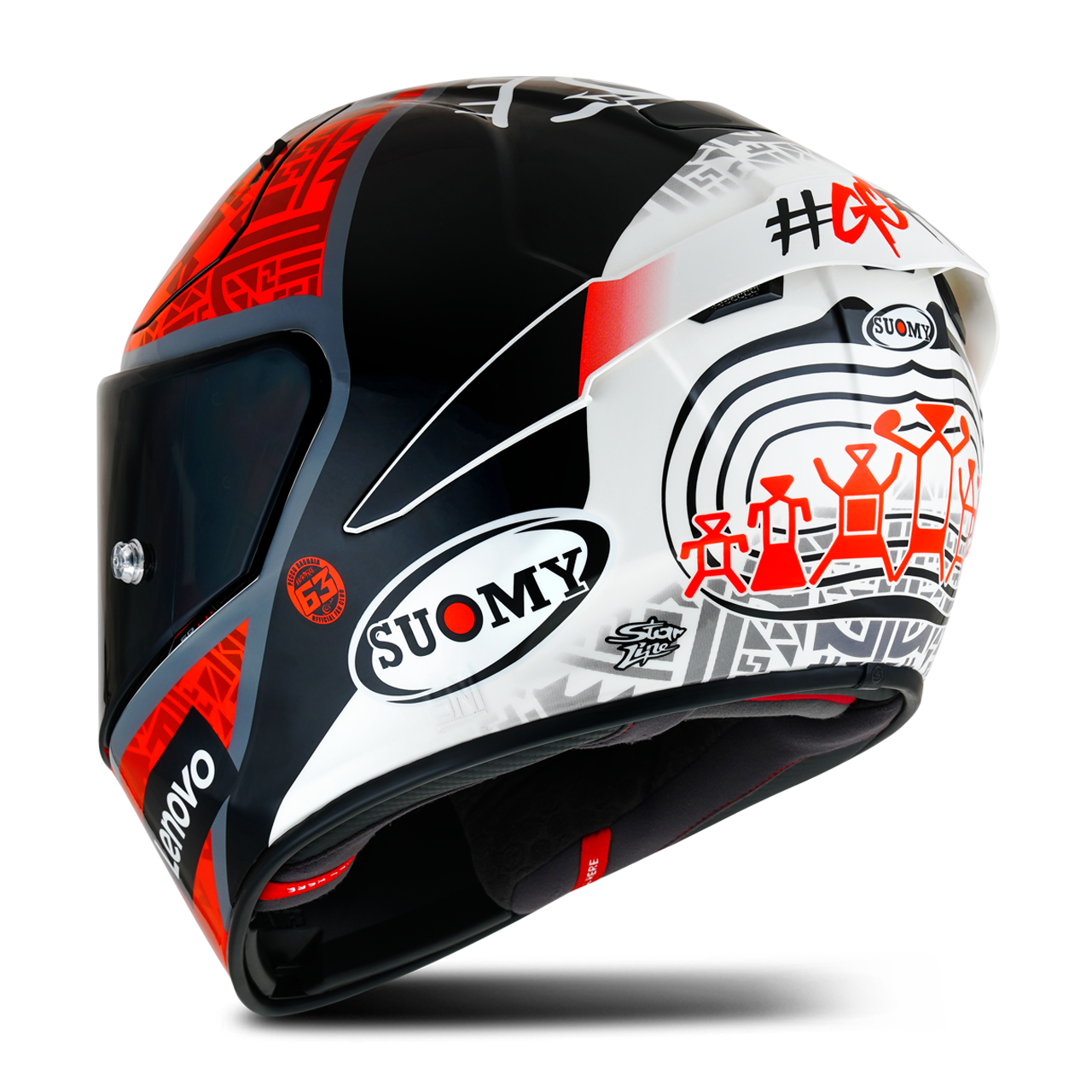 Casco Integral Suomy SR-GP Bagnaia Replica 2022 con Sponsor E06