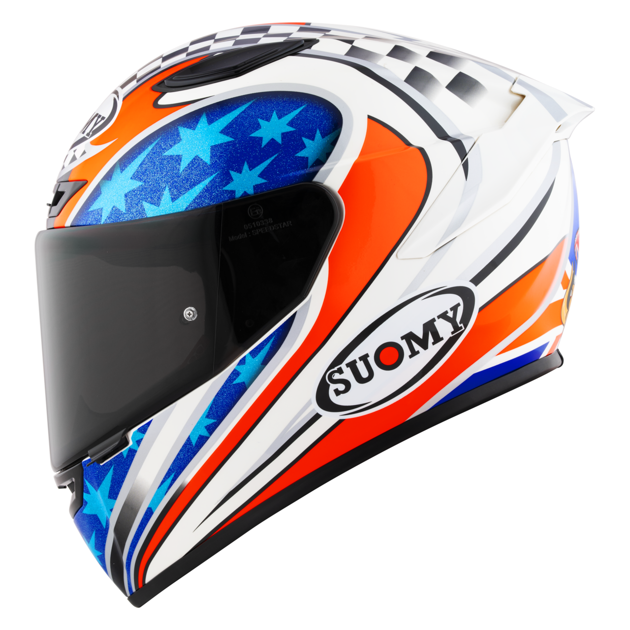 Suomy Track-1 Full Face Helmet Troy Bayliss Replica 2002