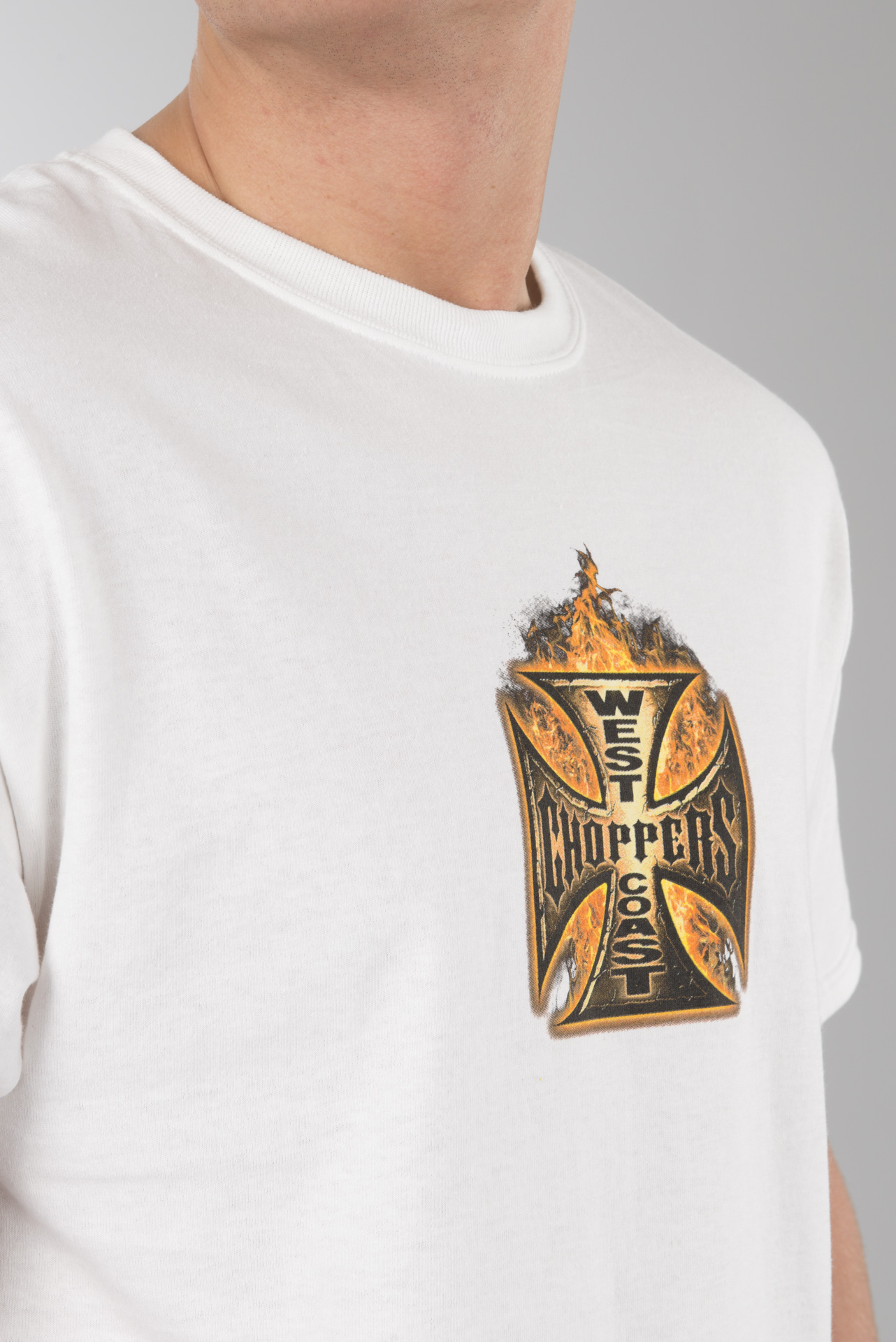 T-shirt West Coast Choppers Goldfire