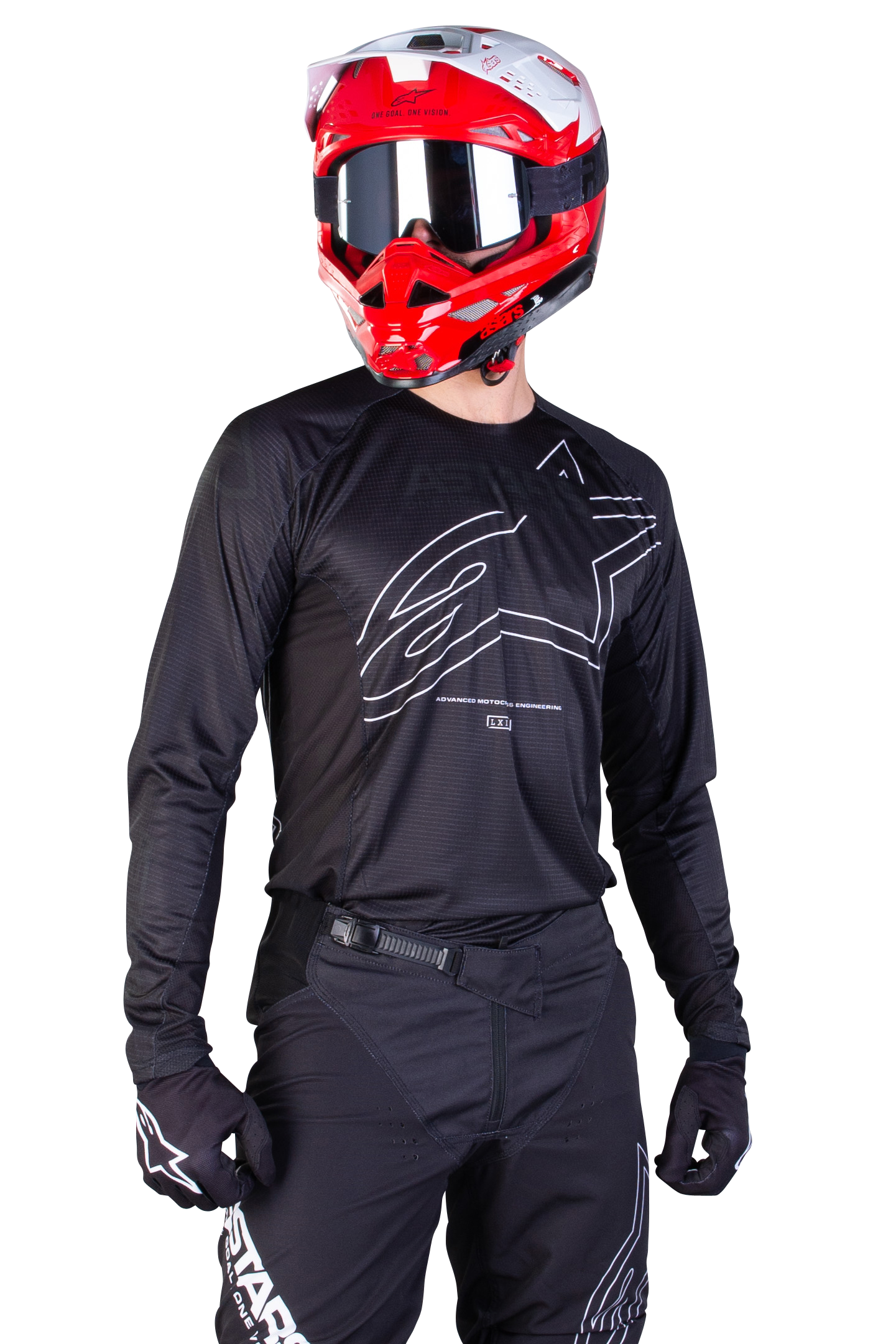 Bluză Motocross Alpinestars Techstar Phantom