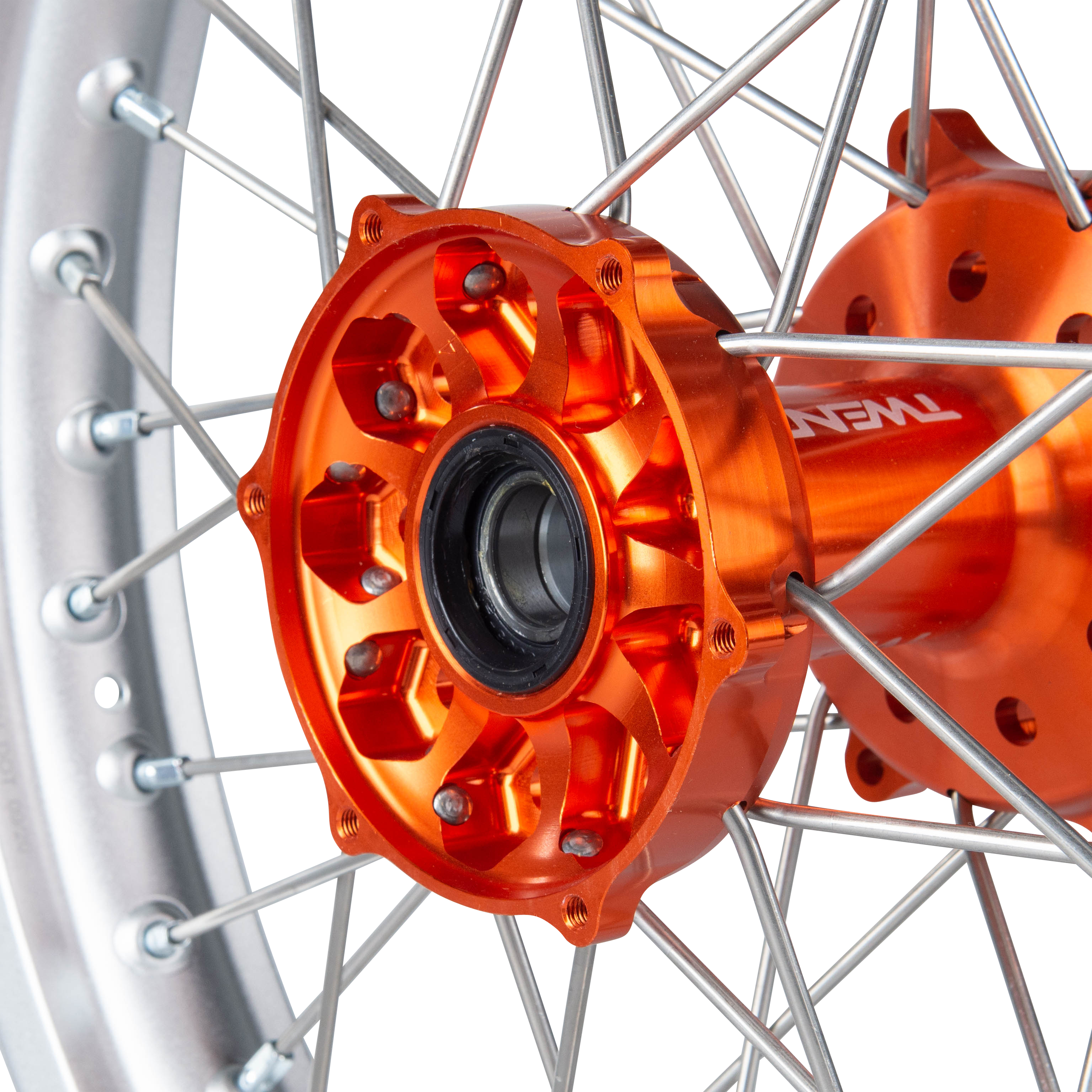 Twenty MX Rear Wheel Silver-Orange 19"