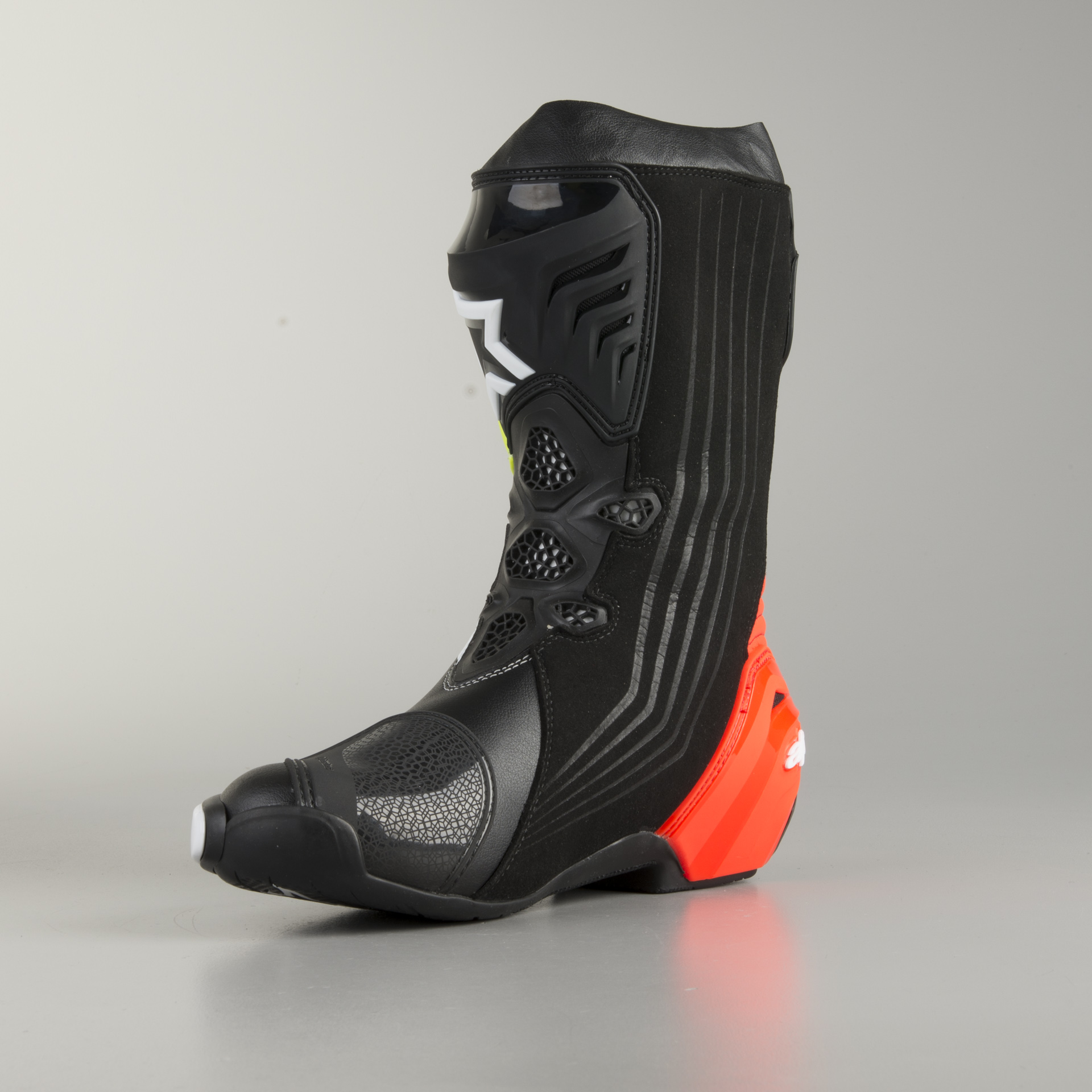 MC Saappaat Alpinestars Supertech R Musta Punainen Neon Keltainen MC Saappaat Alpinestars Supertech R Musta Punainen Neon Keltainen