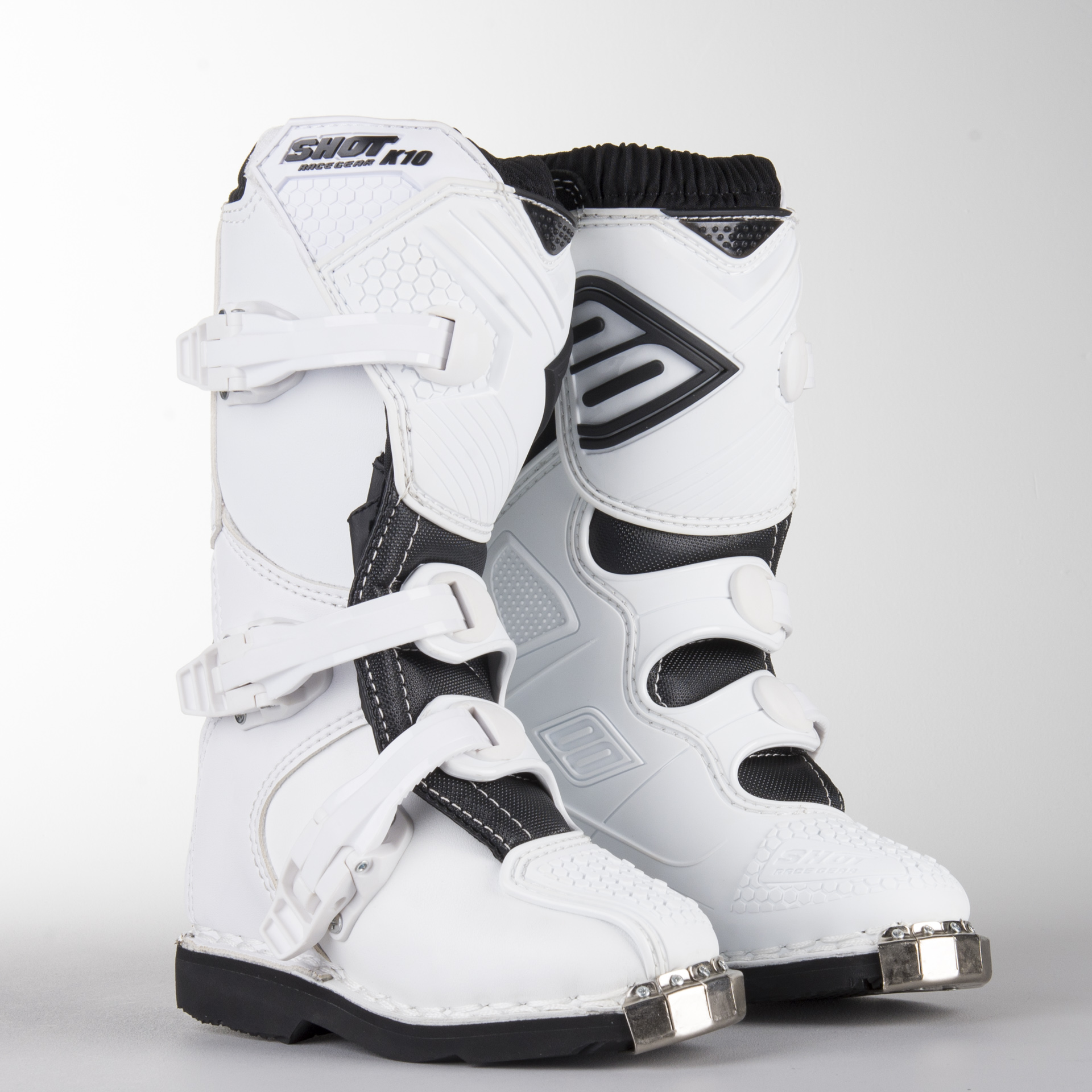 white mx boots