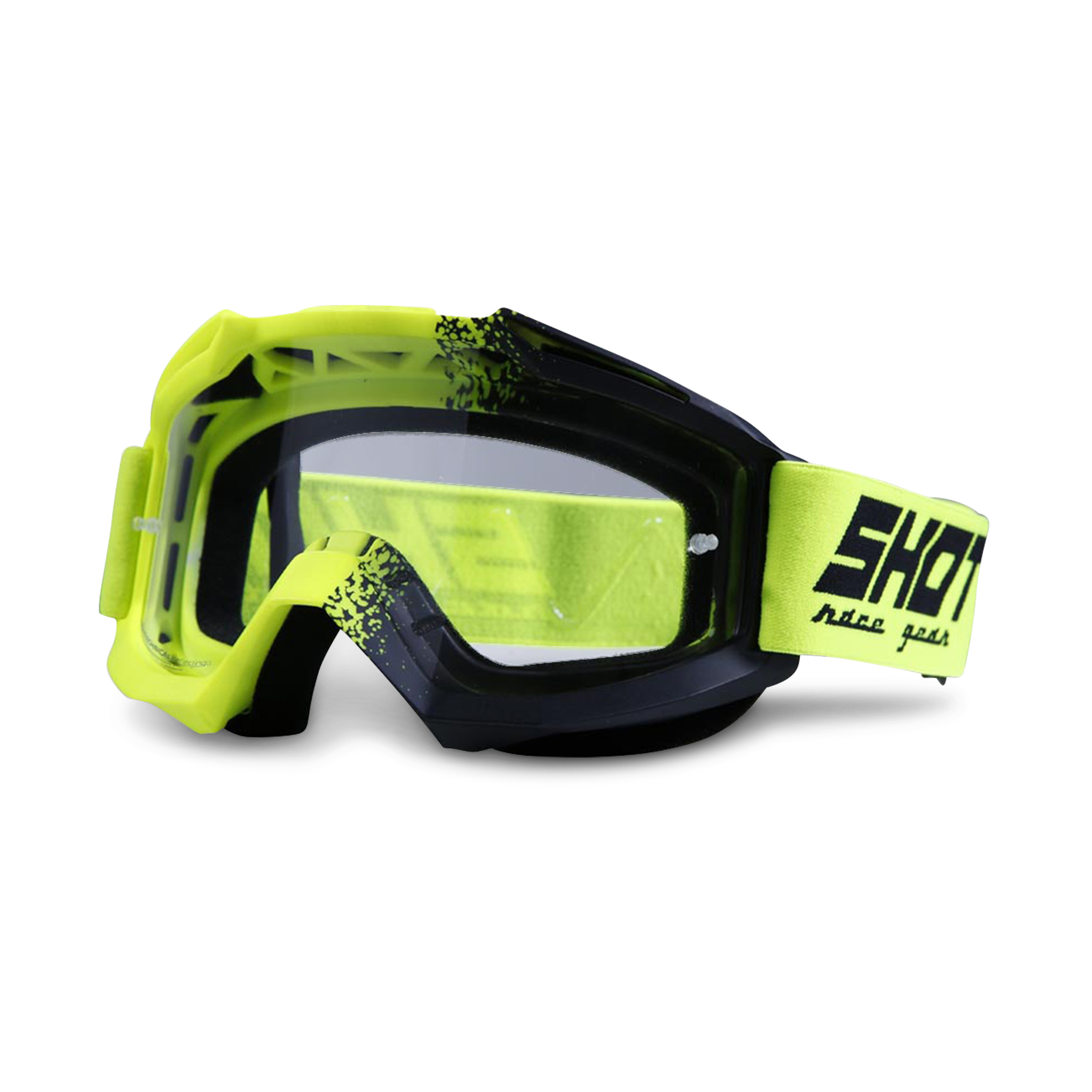 Shot Assault MX Goggles Purple-Fluo Yellow - Now 27% Savings - 24mx.eu