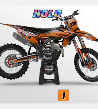 Kit de Autocolantes 24MX Holo Blazing Personalizado