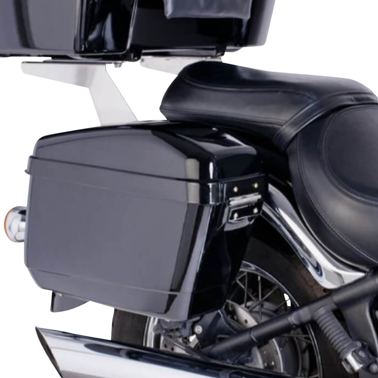 CustomAcces Easy Saddle Bags incl. Supports Black 311x432x190mm