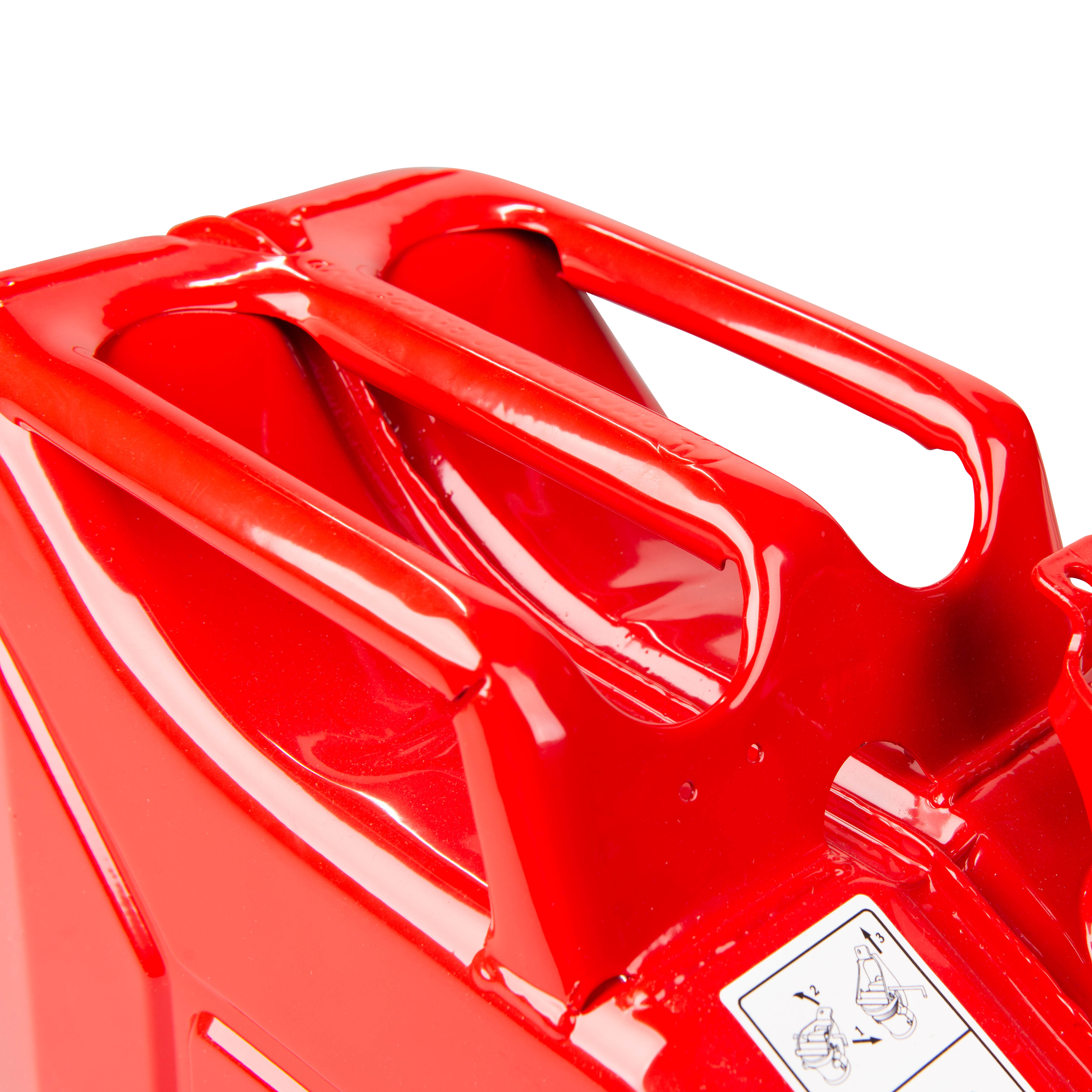 Never Stop Sheet Metal Jerry Can 10L Red