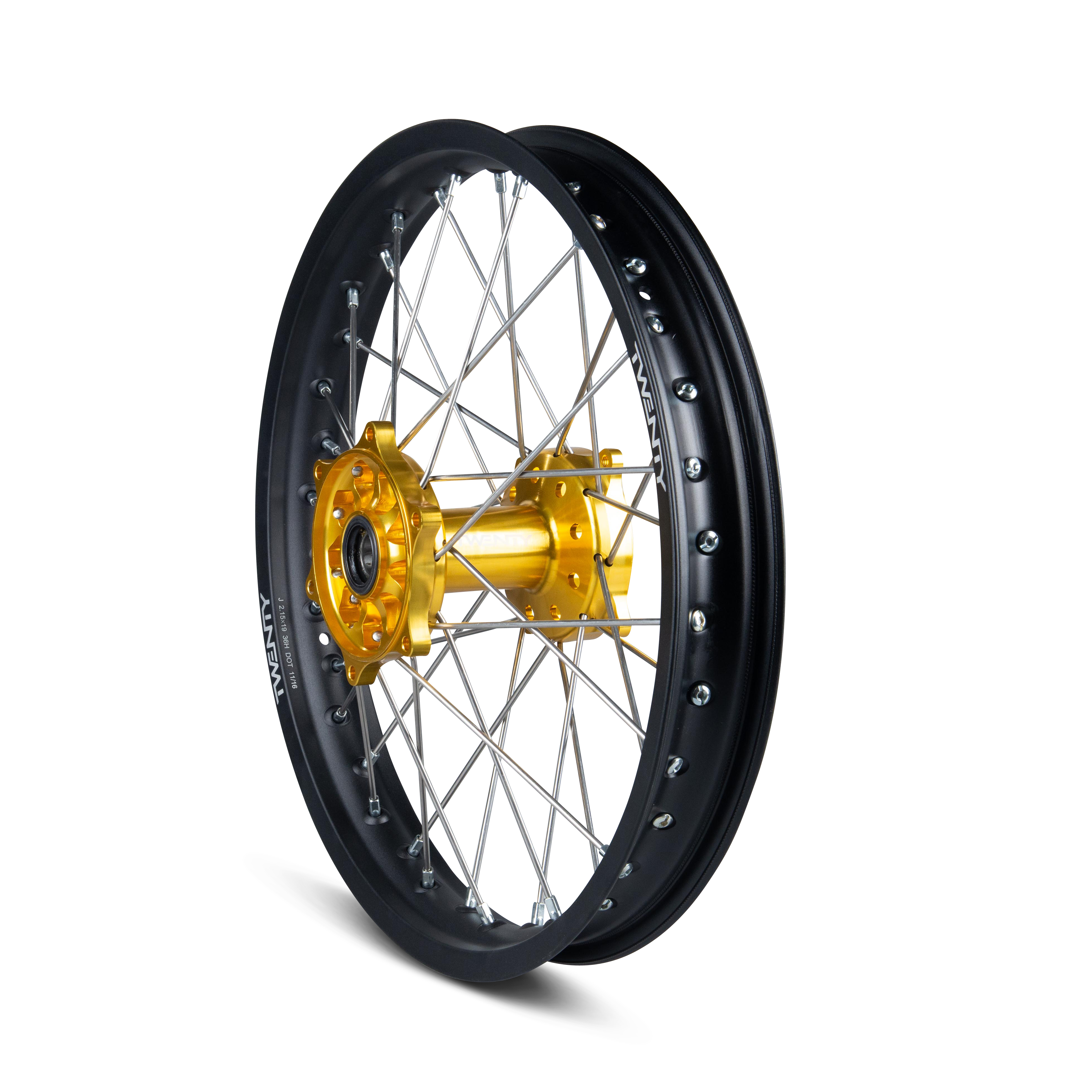 Twenty MX Rear Wheel Black-Gold 19"