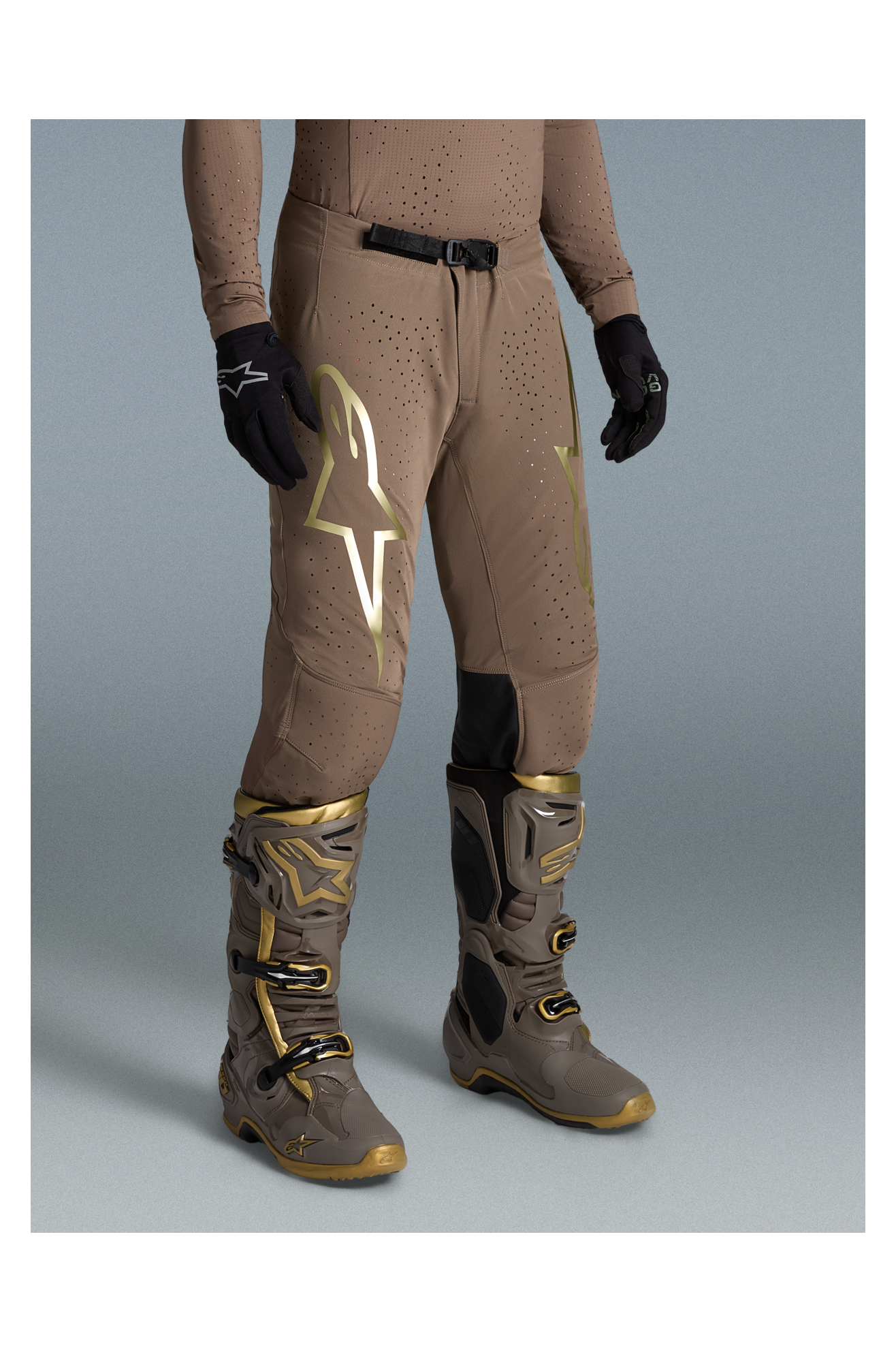 Crossbroek Alpinestars Limited Edition Supertech Air Goud